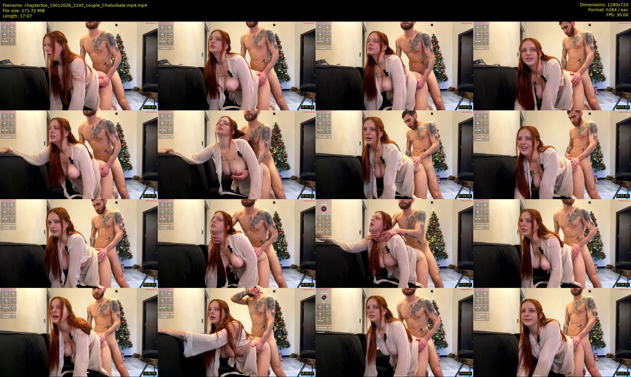 chaptertoo — 18 minute Chaturbate couple cam show recording, 720p, Jan 10, 2026