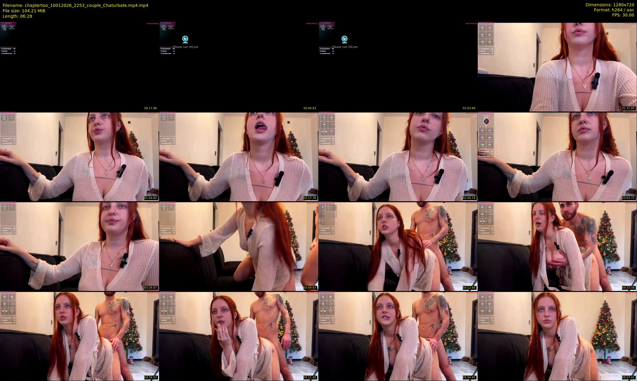 chaptertoo — 7 minute Chaturbate couple cam show recording, 720p, Jan 10, 2026