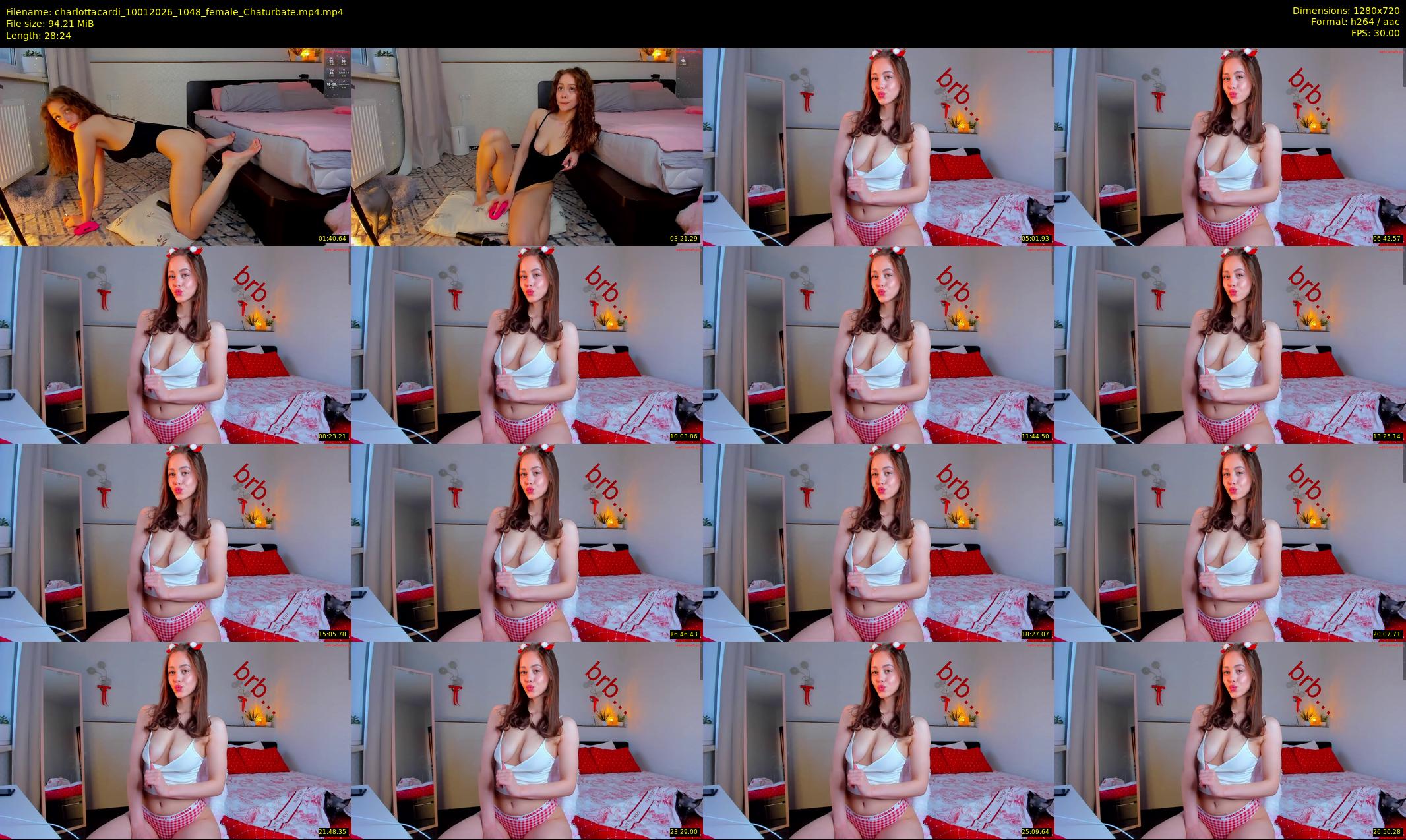 charlottacardi — 29 minute Chaturbate female cam show recording, 720p, Jan 10, 2026