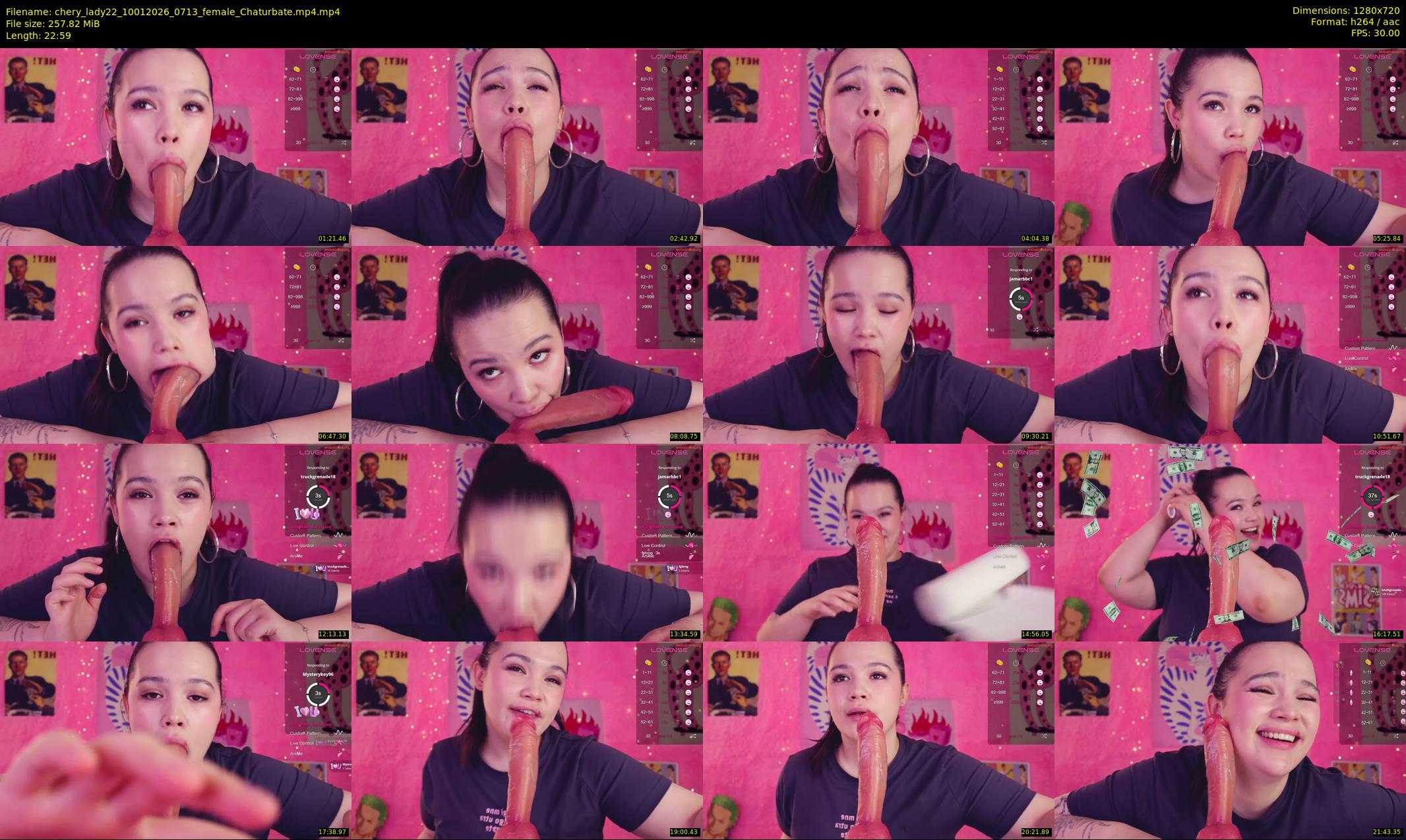 chery_lady22 — 23 minute Chaturbate female cam show recording, 720p, Jan 10, 2026