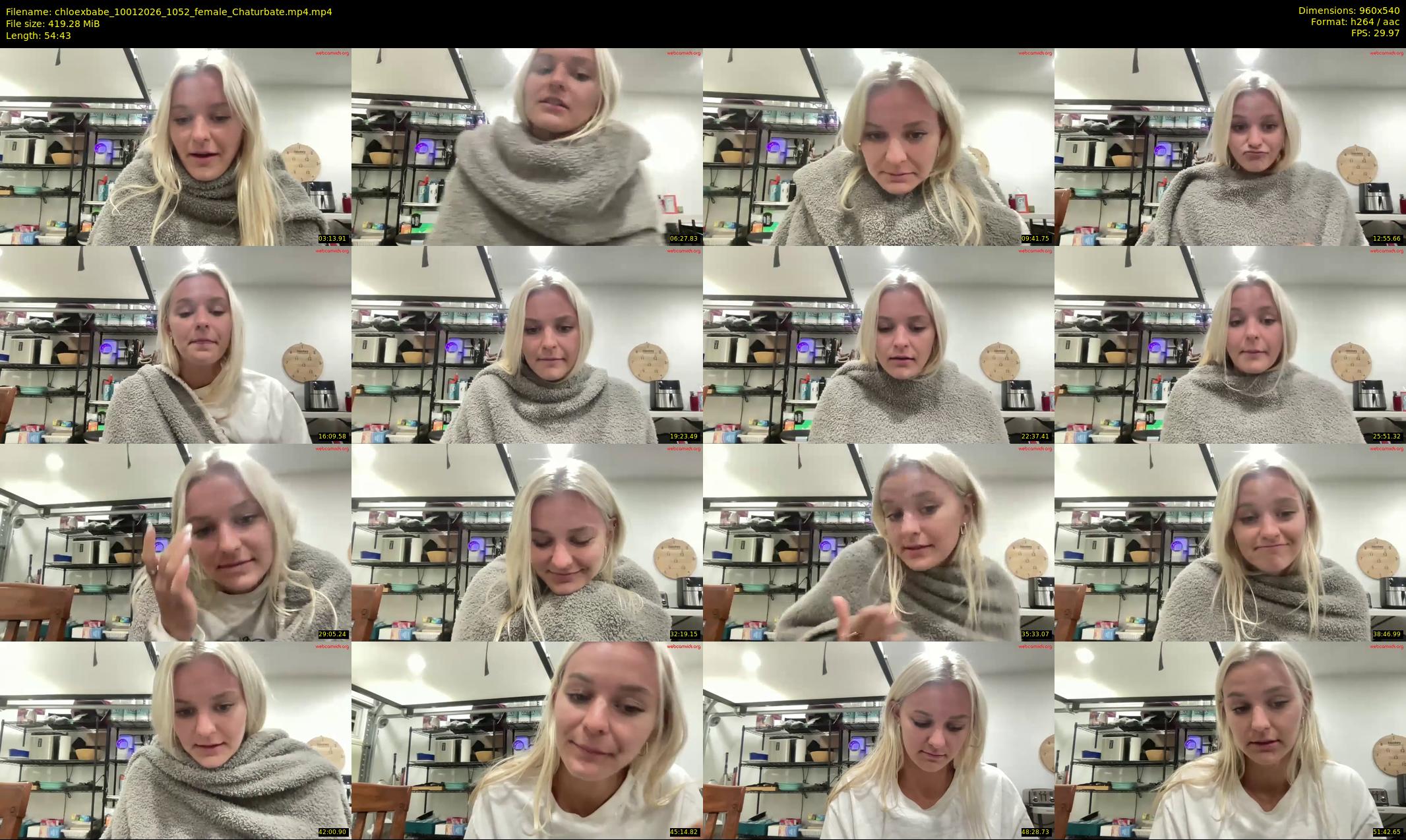 chloexbabe — 55 minute Chaturbate female cam show recording, 480p, Jan 10, 2026