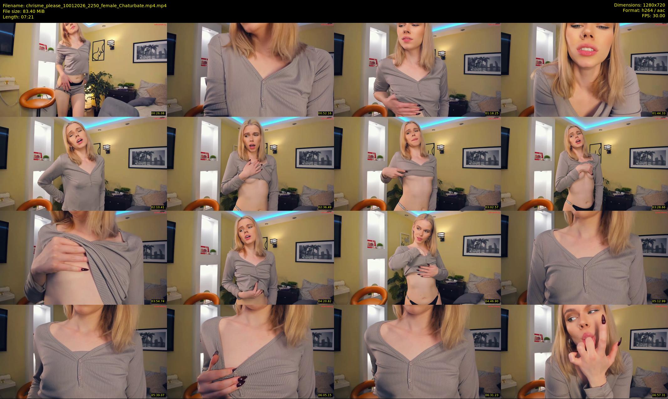chrisme_please — 8 minute Chaturbate female cam show recording, 720p, Jan 10, 2026
