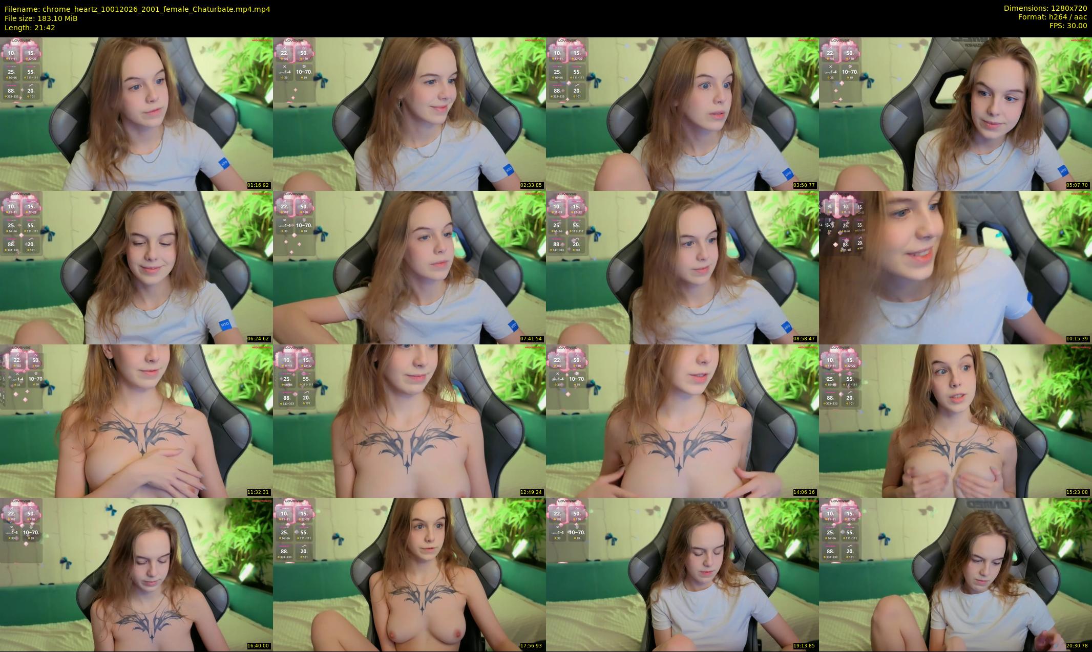 chrome_heartz — 22 minute Chaturbate couple cam show recording, 720p, Jan 10, 2026