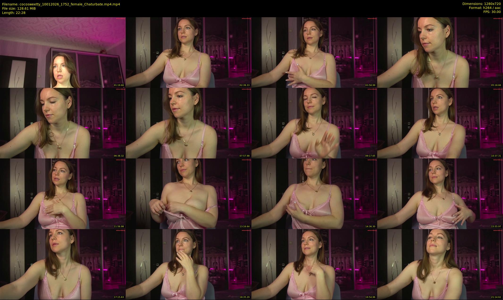 cocosweetty — 23 minute Chaturbate female cam show recording, 720p, Jan 10, 2026
