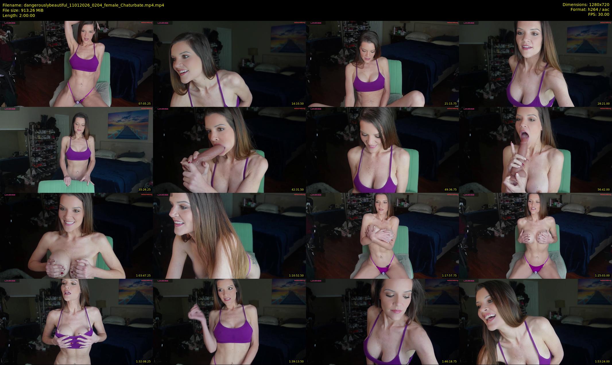 dangerouslybeautiful — 120 minute Chaturbate female cam show recording, 720p, Jan 11, 2026