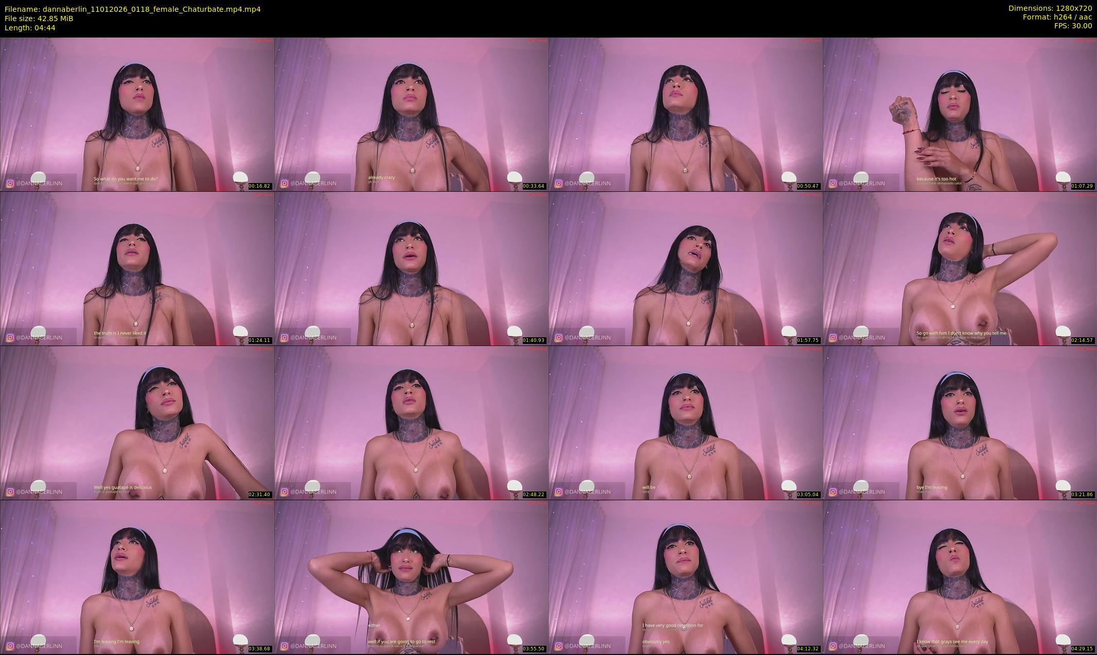 dannaberlin — 5 minute Chaturbate female cam show recording, 720p, Jan 11, 2026