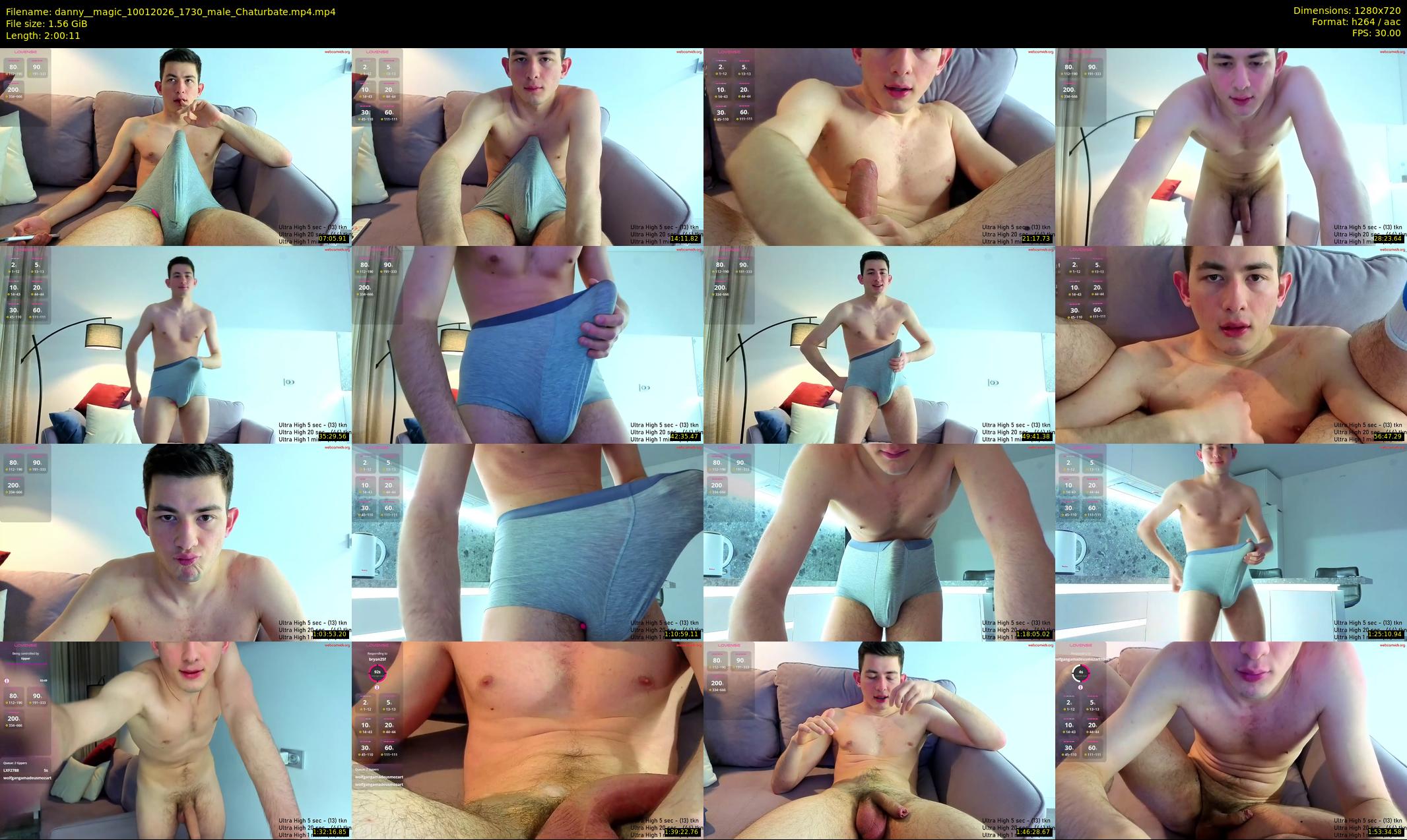 danny__magic — 121 minute Chaturbate male cam show recording, 720p, Jan 10, 2026