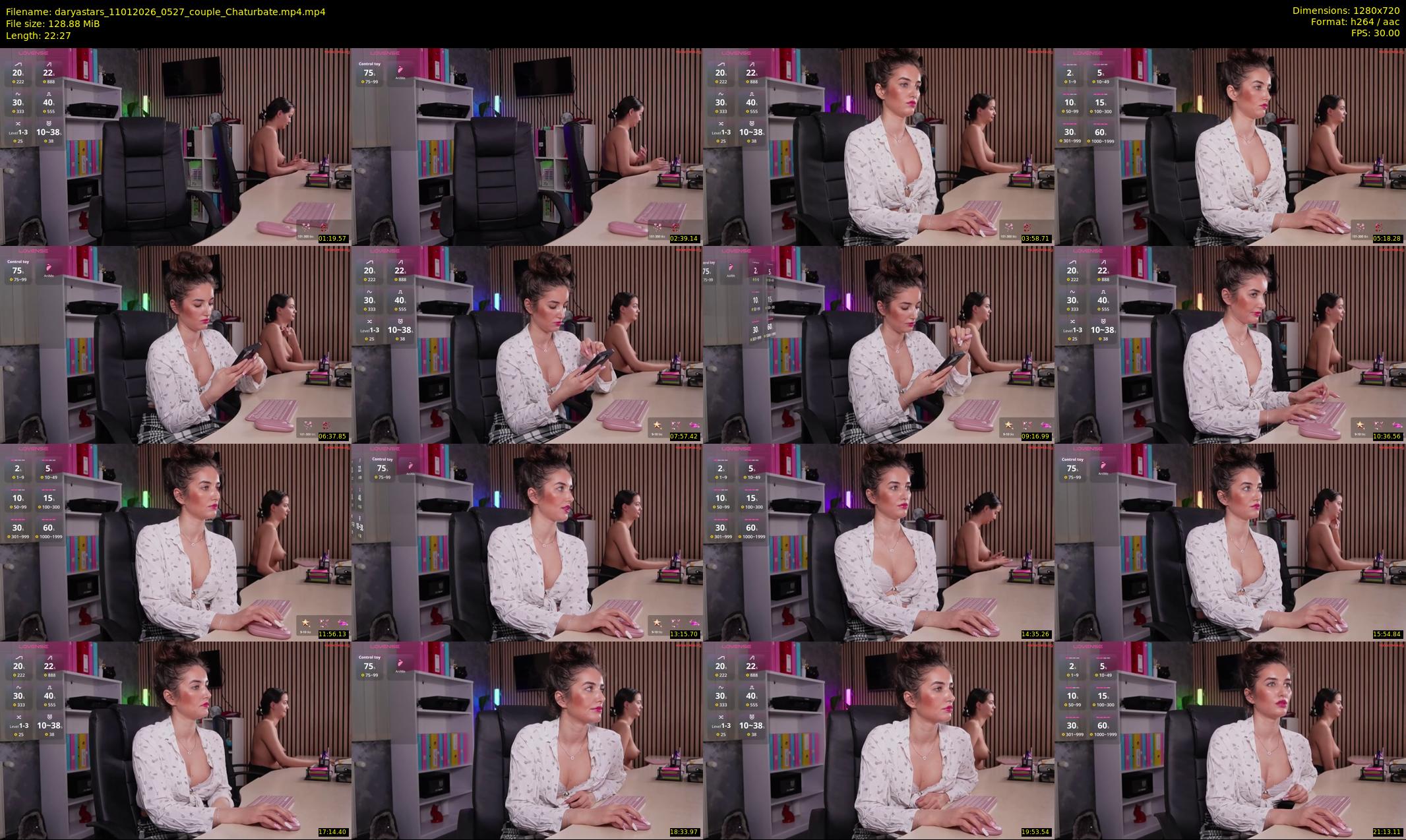 daryastars — 23 minute Chaturbate couple cam show recording, 720p, Jan 11, 2026