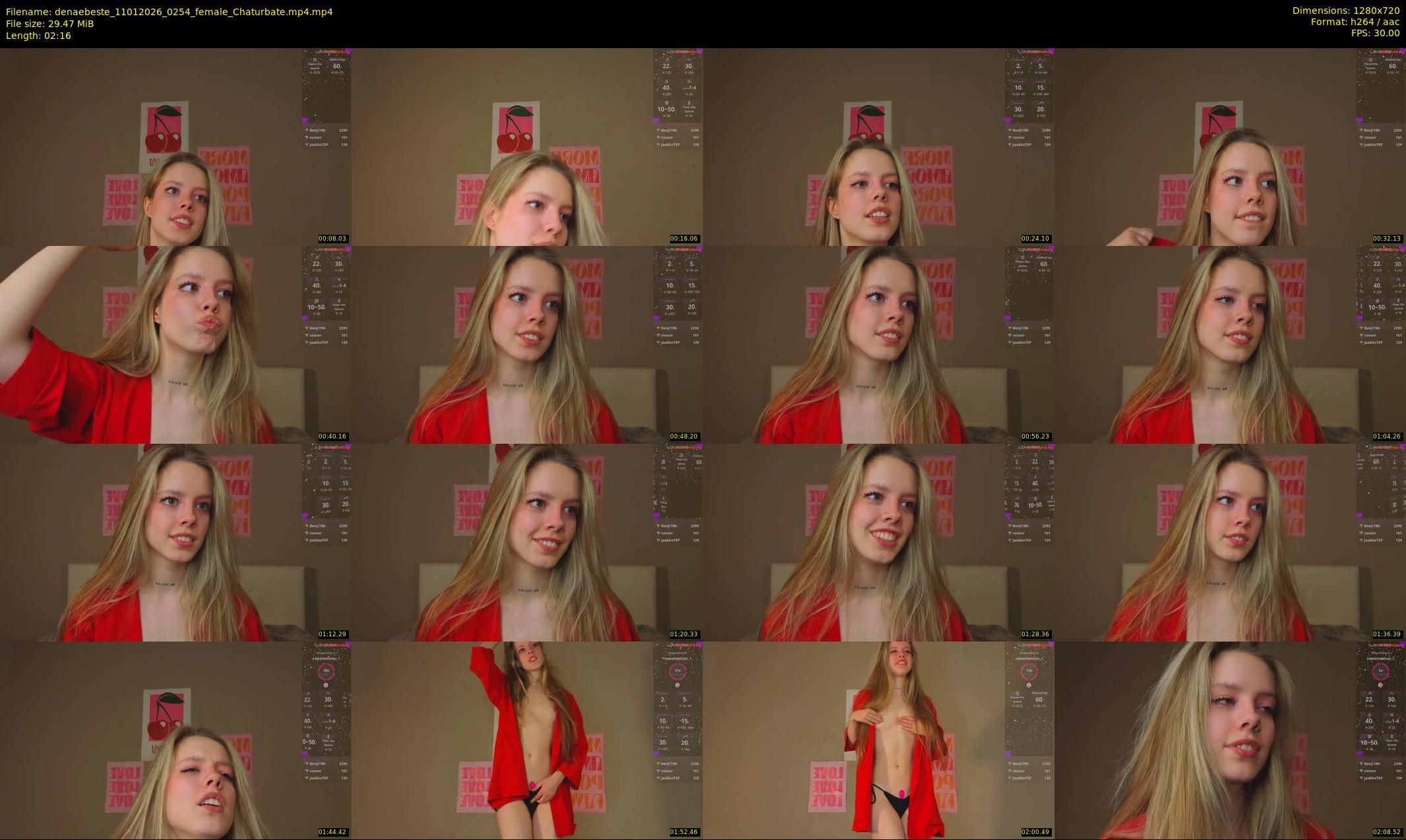 denaebeste — 3 minute Chaturbate female cam show recording, 720p, Jan 11, 2026