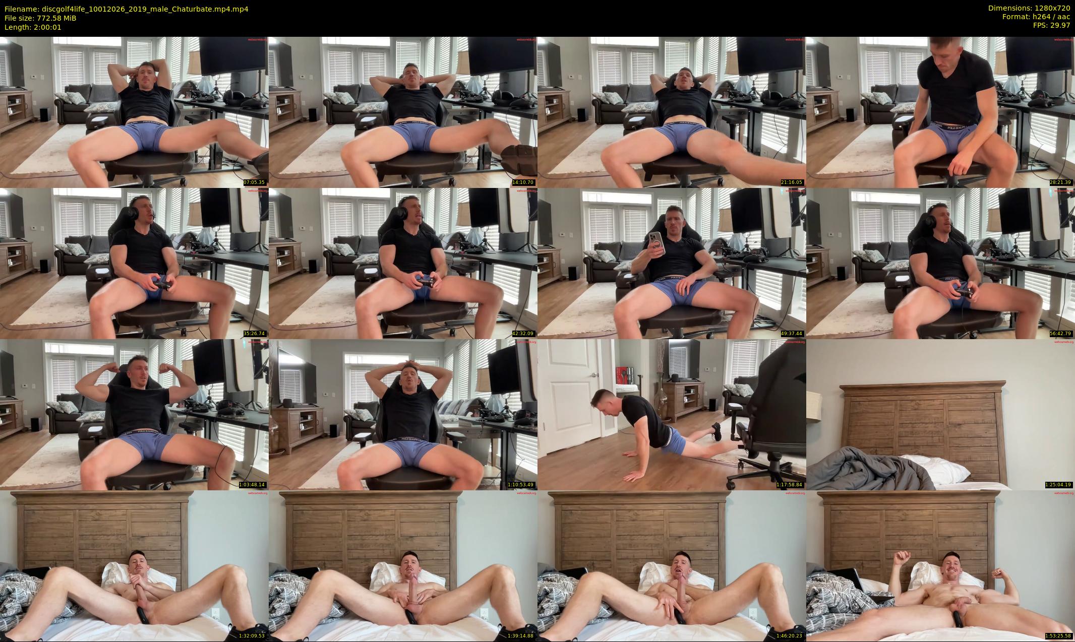discgolf4life — 121 minute Chaturbate male cam show recording, 720p, Jan 10, 2026