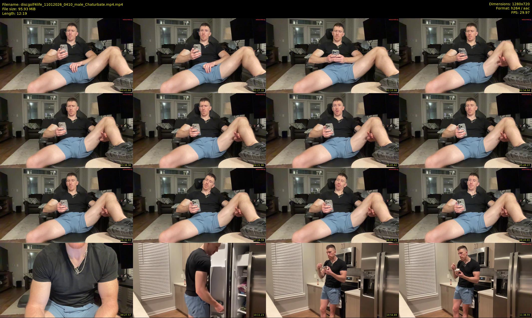 discgolf4life — 13 minute Chaturbate male cam show recording, 720p, Jan 11, 2026