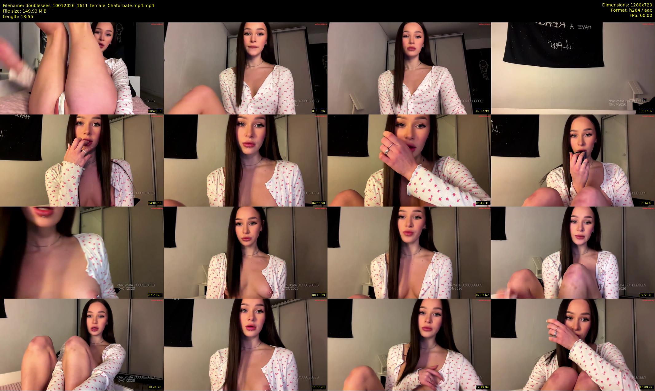 doublesees — 14 minute Chaturbate couple cam show recording, 720p, Jan 10, 2026