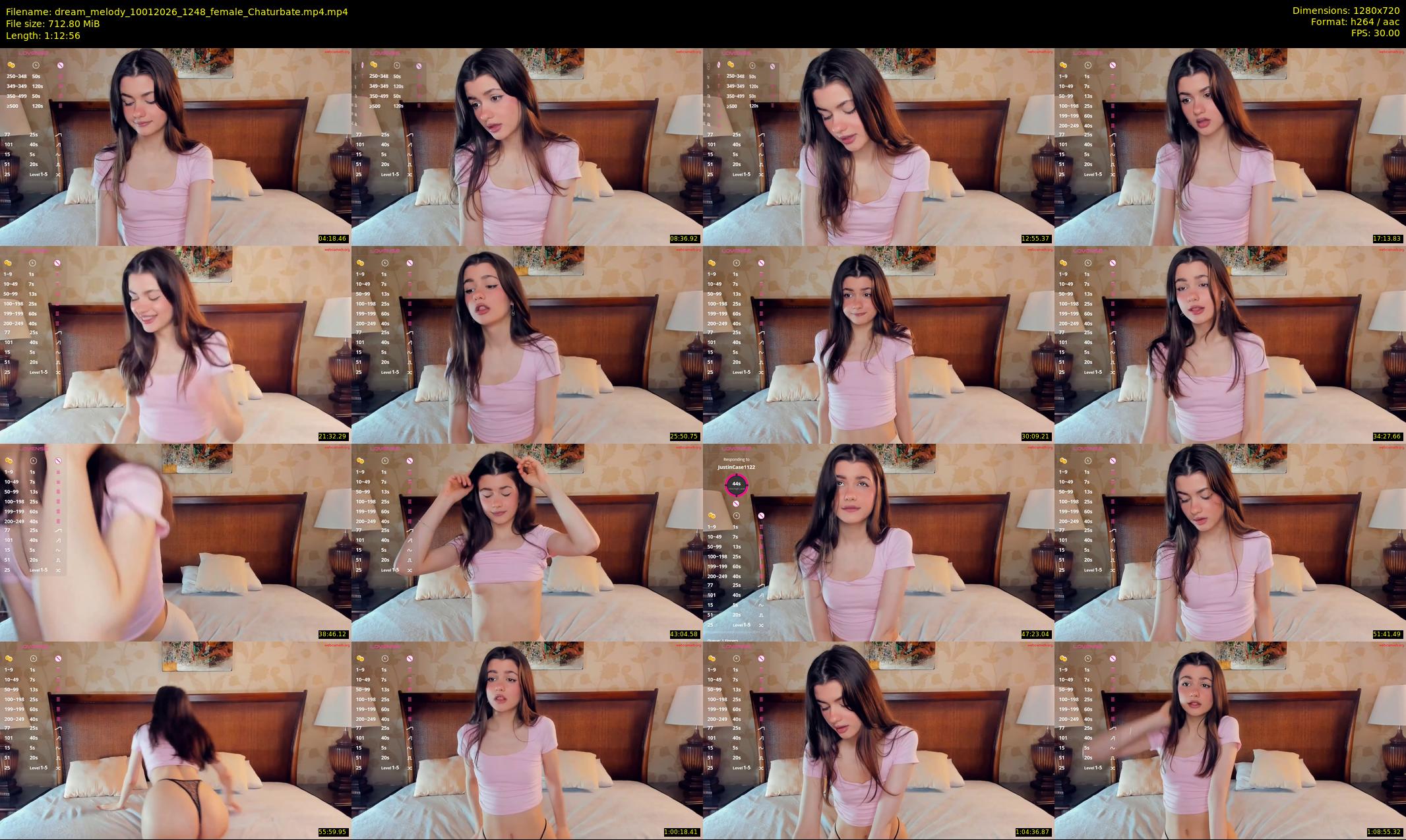 dream_melody — 73 minute Chaturbate female cam show recording, 720p, Jan 10, 2026