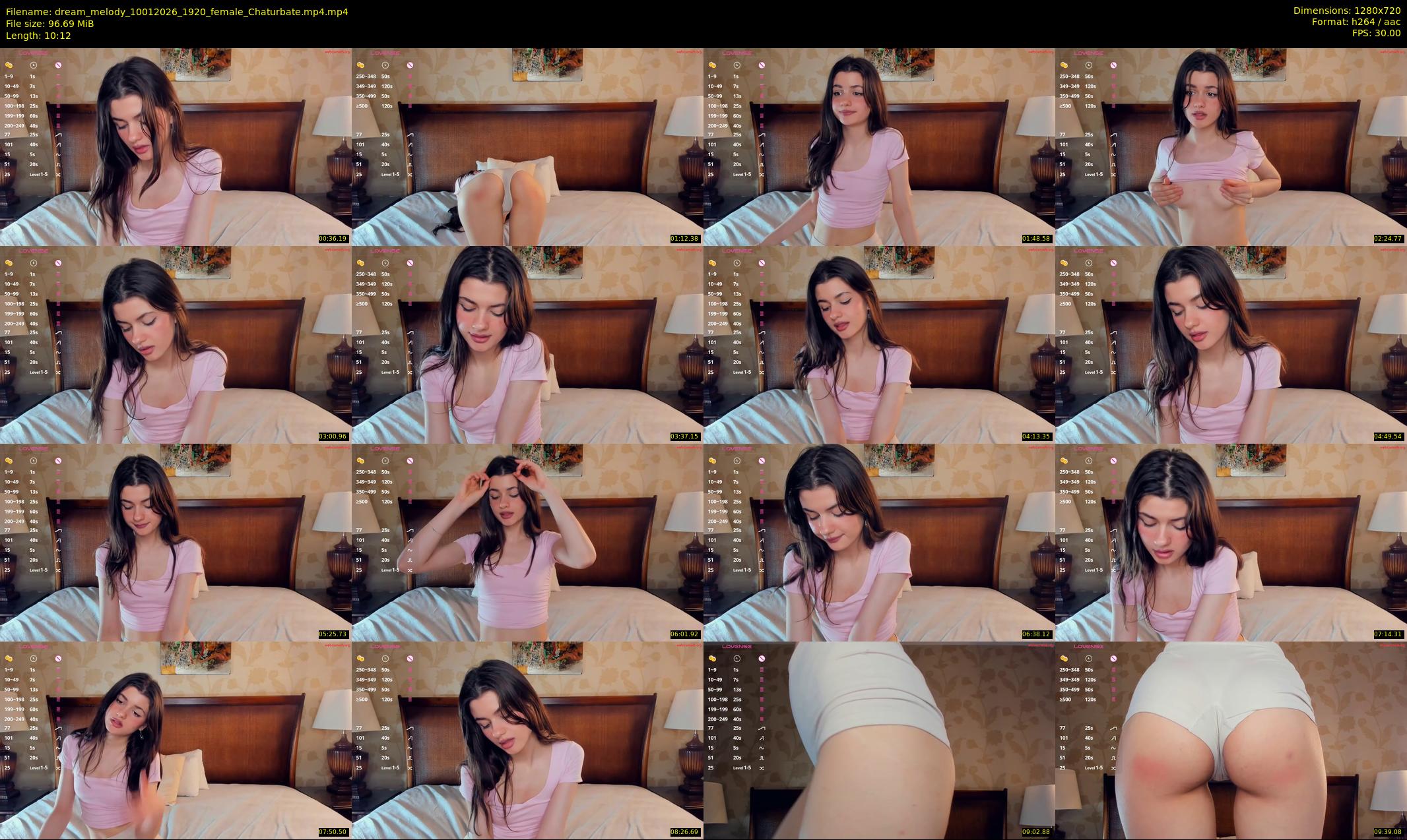dream_melody — 11 minute Chaturbate female cam show recording, 720p, Jan 10, 2026