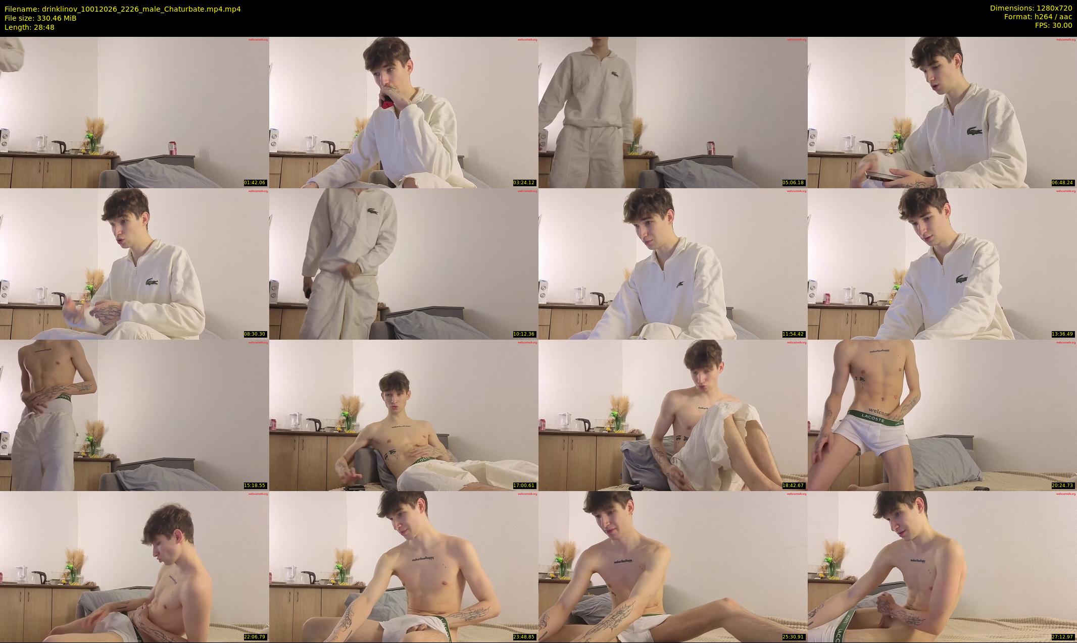 drinklinov — 29 minute Chaturbate male cam show recording, 720p, Jan 10, 2026