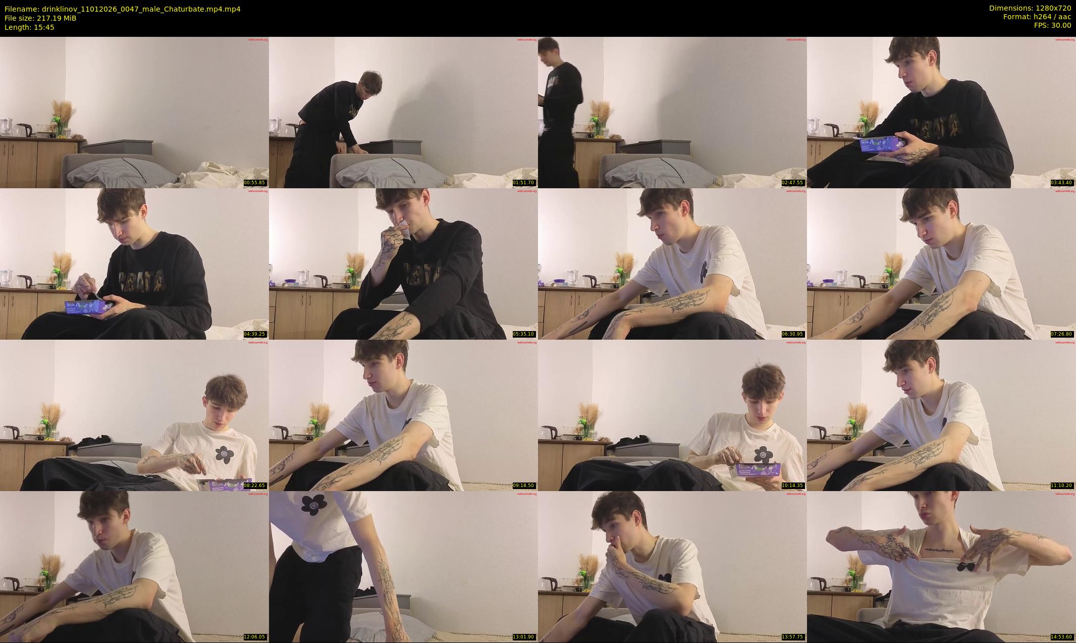 drinklinov — 16 minute Chaturbate male cam show recording, 720p, Jan 11, 2026