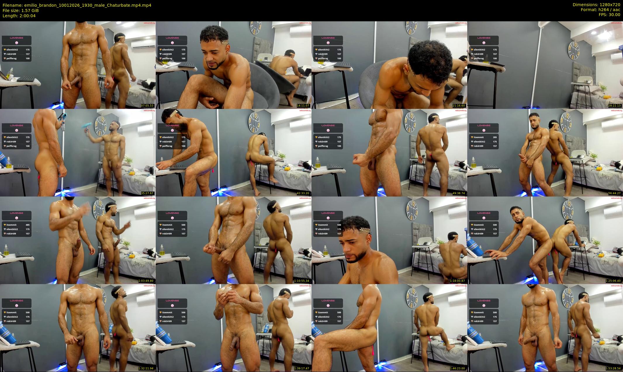 emilio_brandon — 121 minute Chaturbate male cam show recording, 720p, Jan 10, 2026