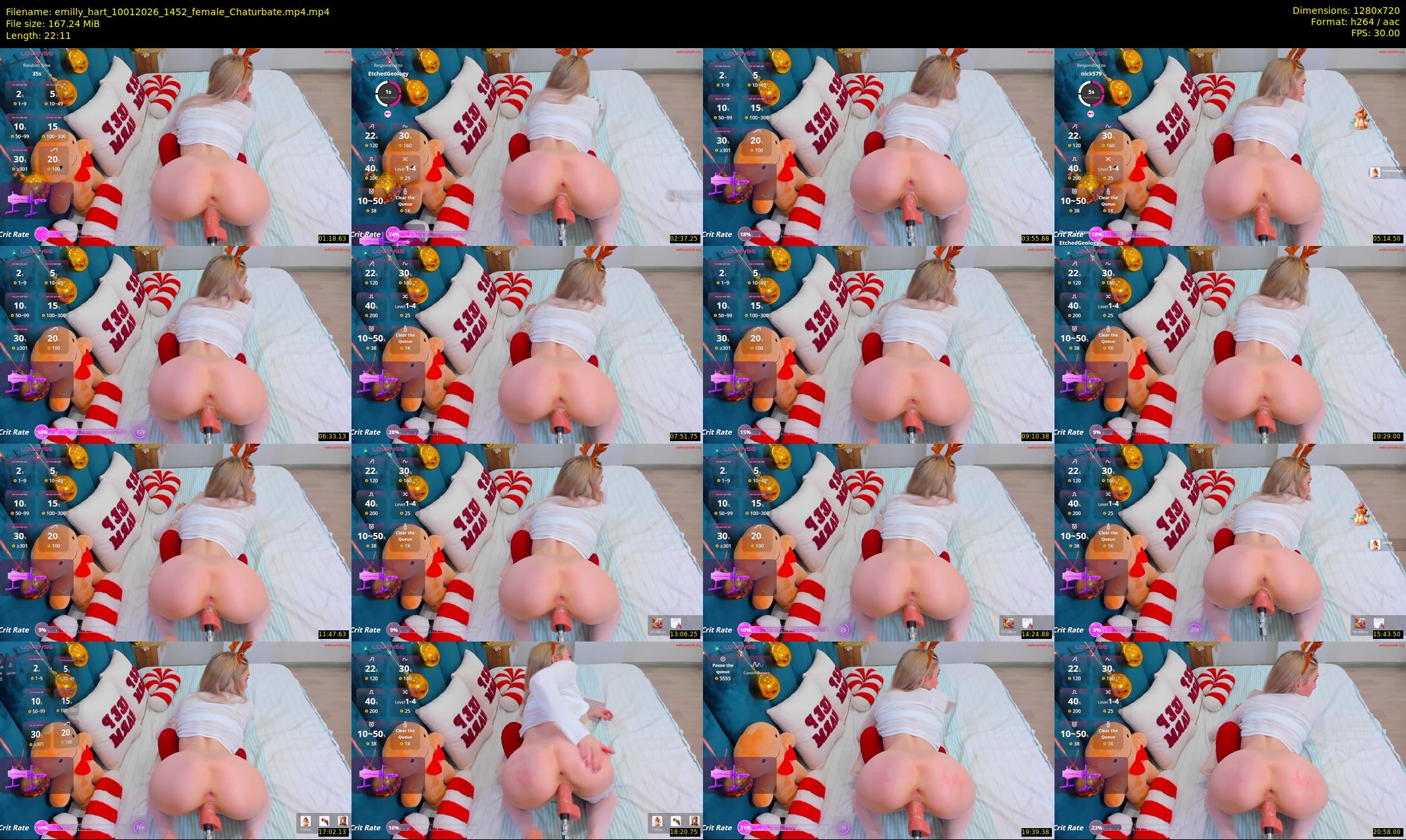 emilly_hart — 23 minute Chaturbate female cam show recording, 720p, Jan 10, 2026