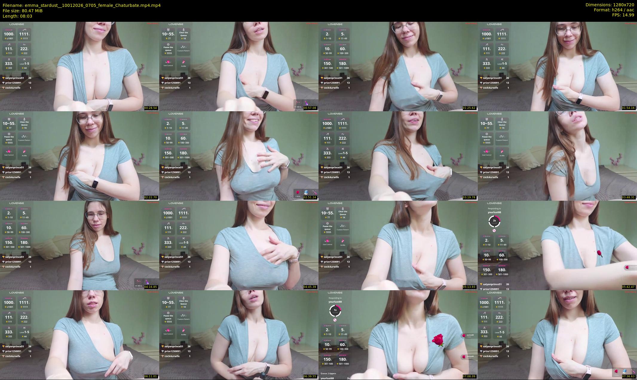 emma_stardust_ — 9 minute Chaturbate female cam show recording, 720p, Jan 10, 2026