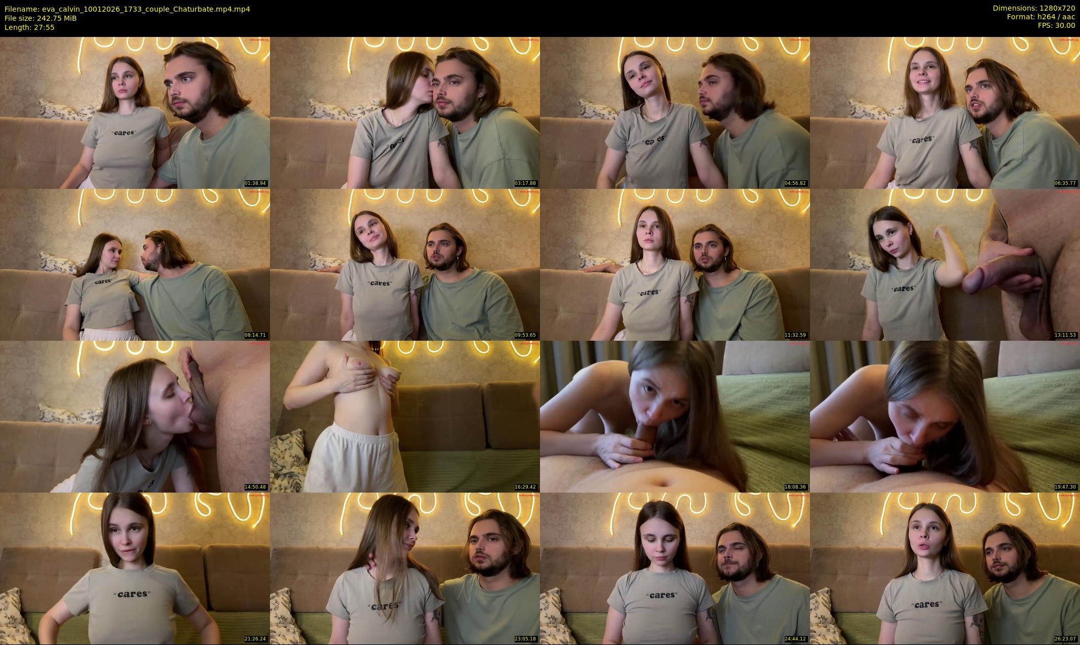 eva_calvin — 28 minute Chaturbate couple cam show recording, 720p, Jan 10, 2026