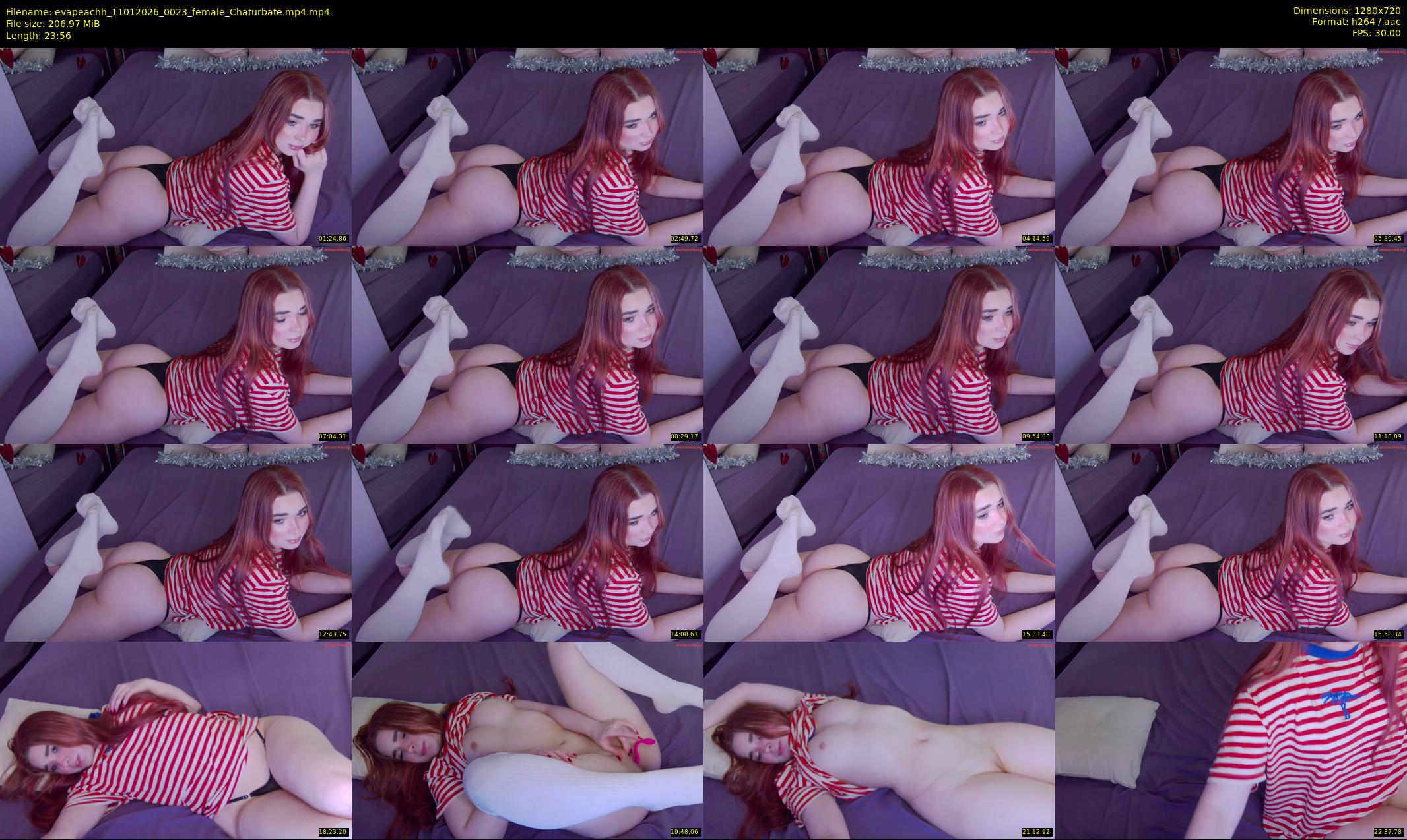 evapeachh — 24 minute Chaturbate female cam show recording, 720p, Jan 11, 2026