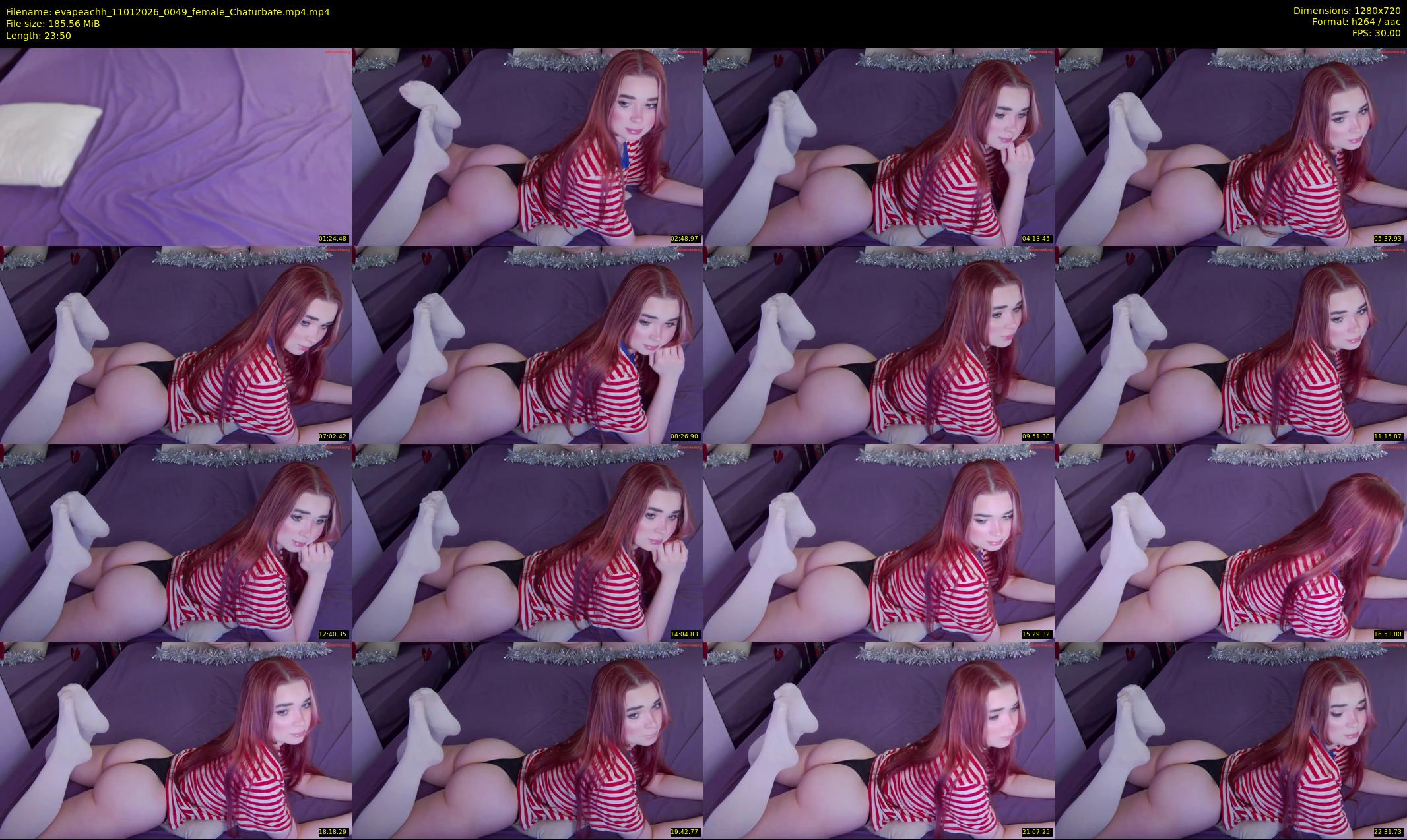 evapeachh — 24 minute Chaturbate female cam show recording, 720p, Jan 11, 2026