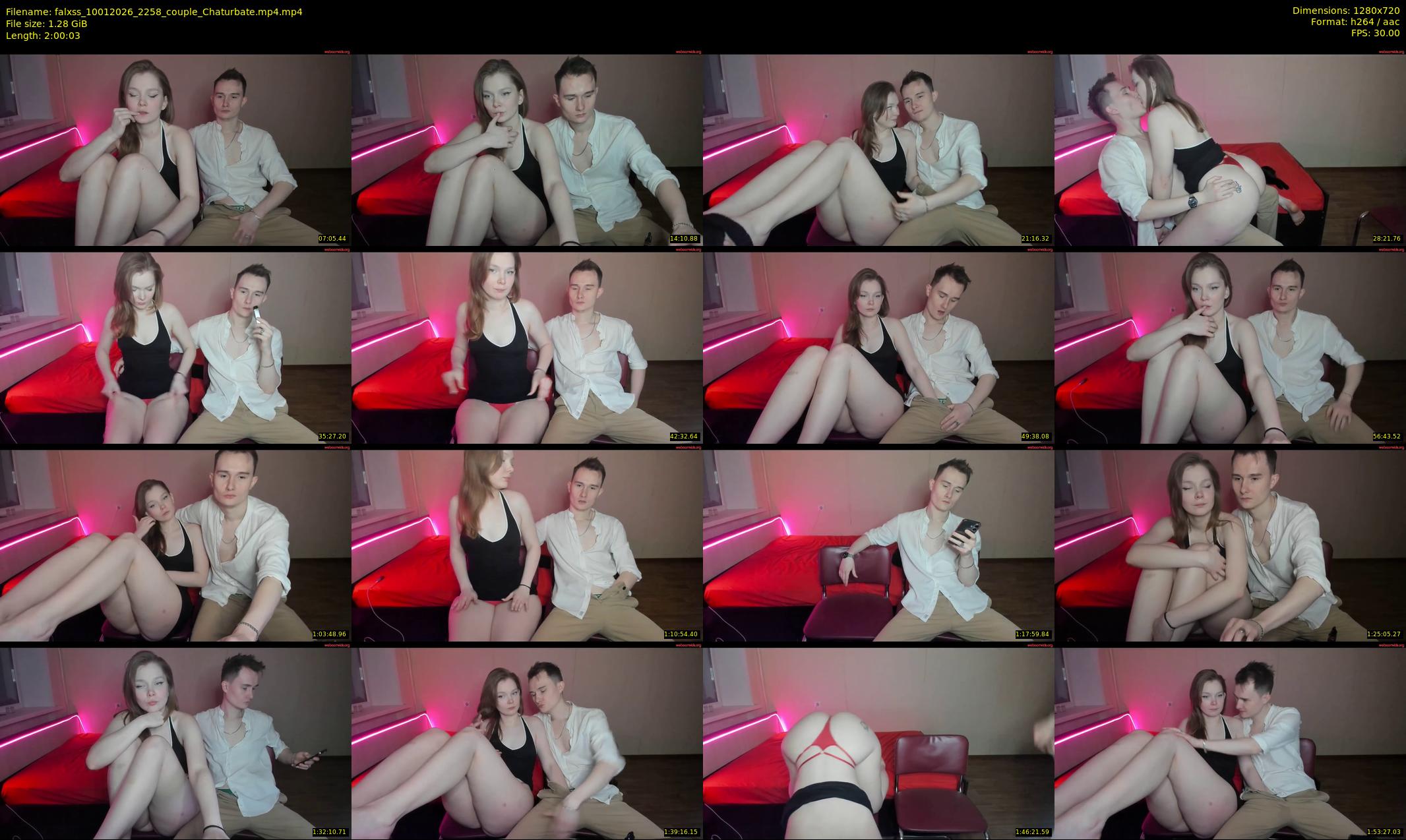 falxss — 121 minute Chaturbate couple cam show recording, 720p, Jan 10, 2026
