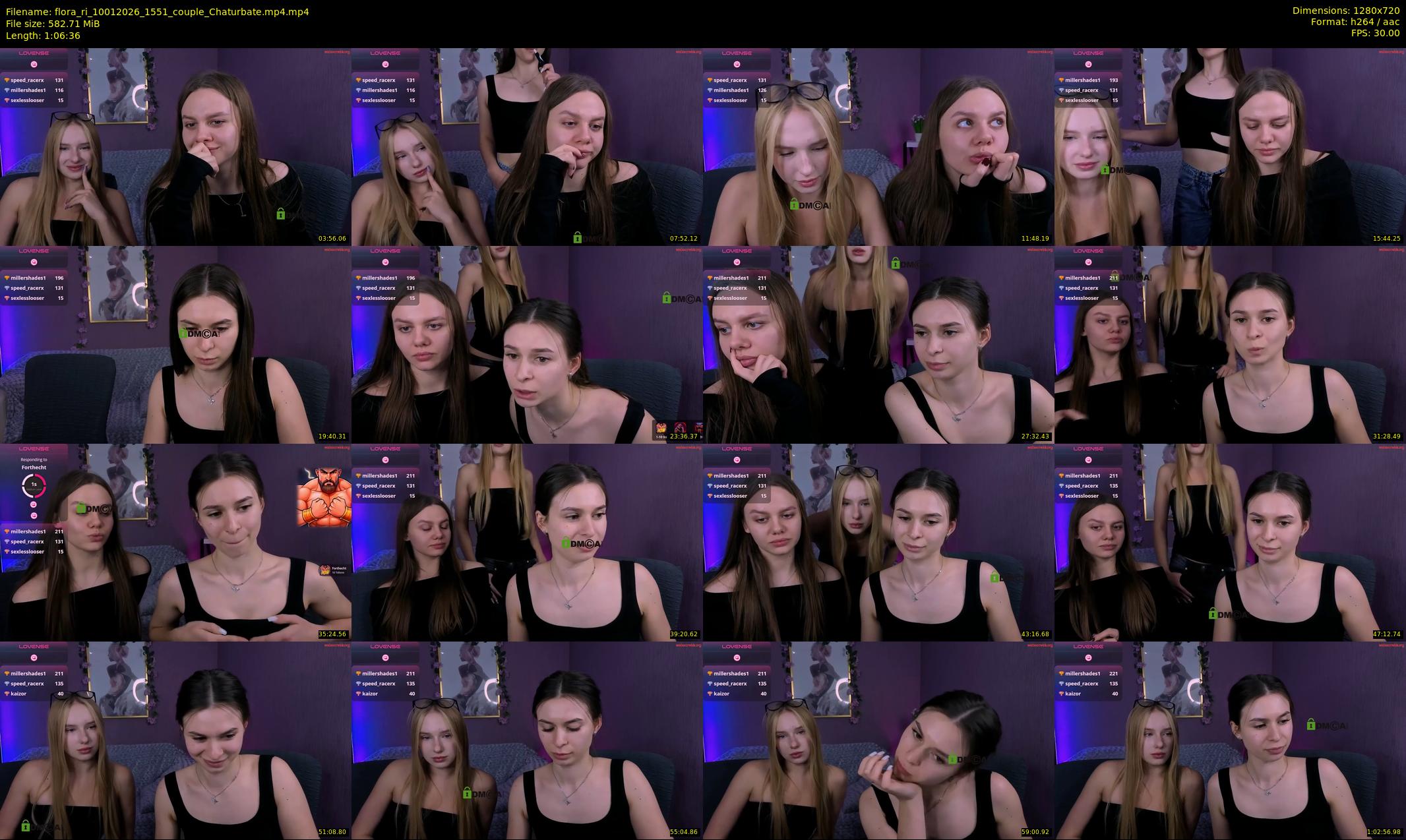 flora_ri — 67 minute Chaturbate female cam show recording, 720p, Jan 10, 2026