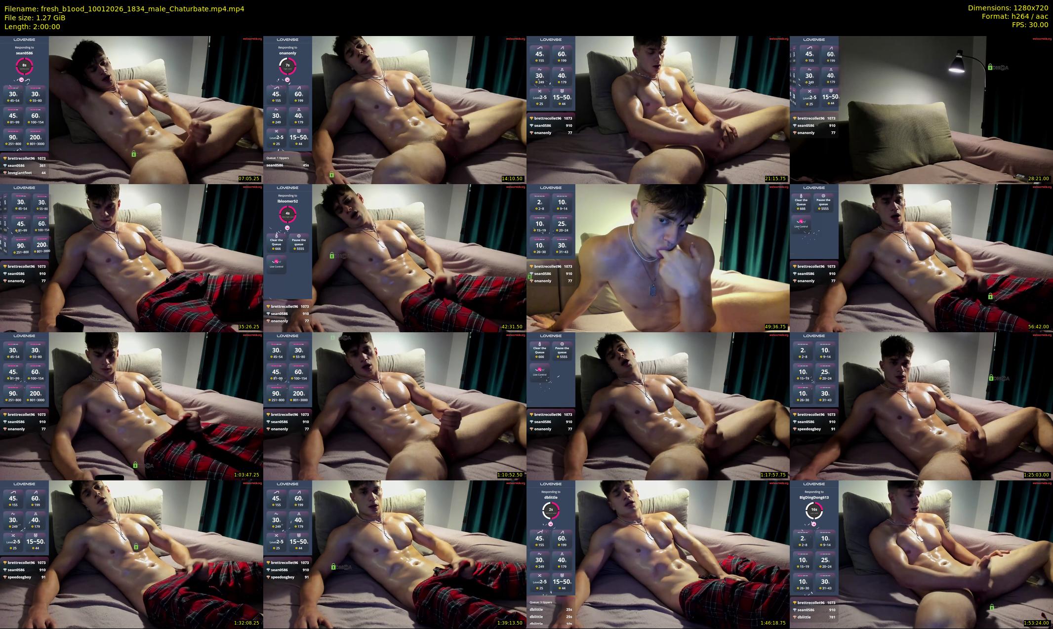 fresh_b1ood — 120 minute Chaturbate male cam show recording, 720p, Jan 10, 2026