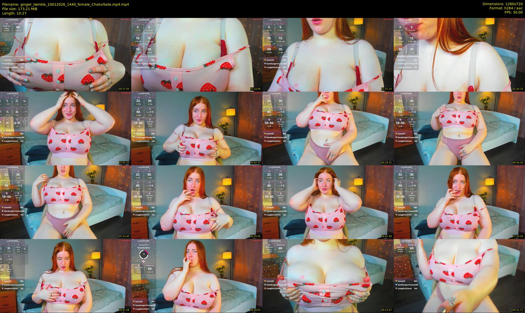 ginger_twinkle — 11 minute Chaturbate female cam show recording, 720p, Jan 10, 2026