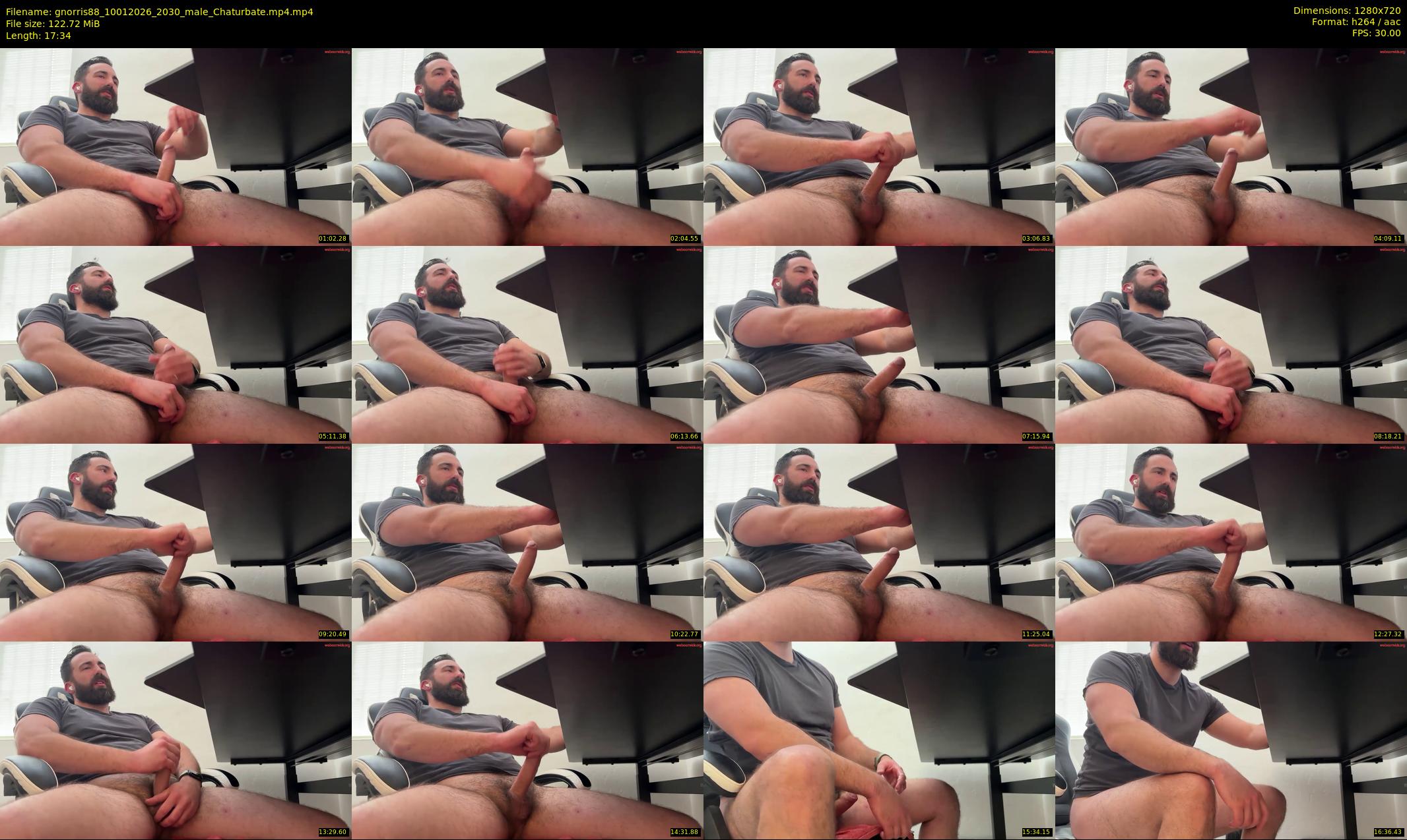 gnorris88 — 18 minute Chaturbate male cam show recording, 720p, Jan 10, 2026