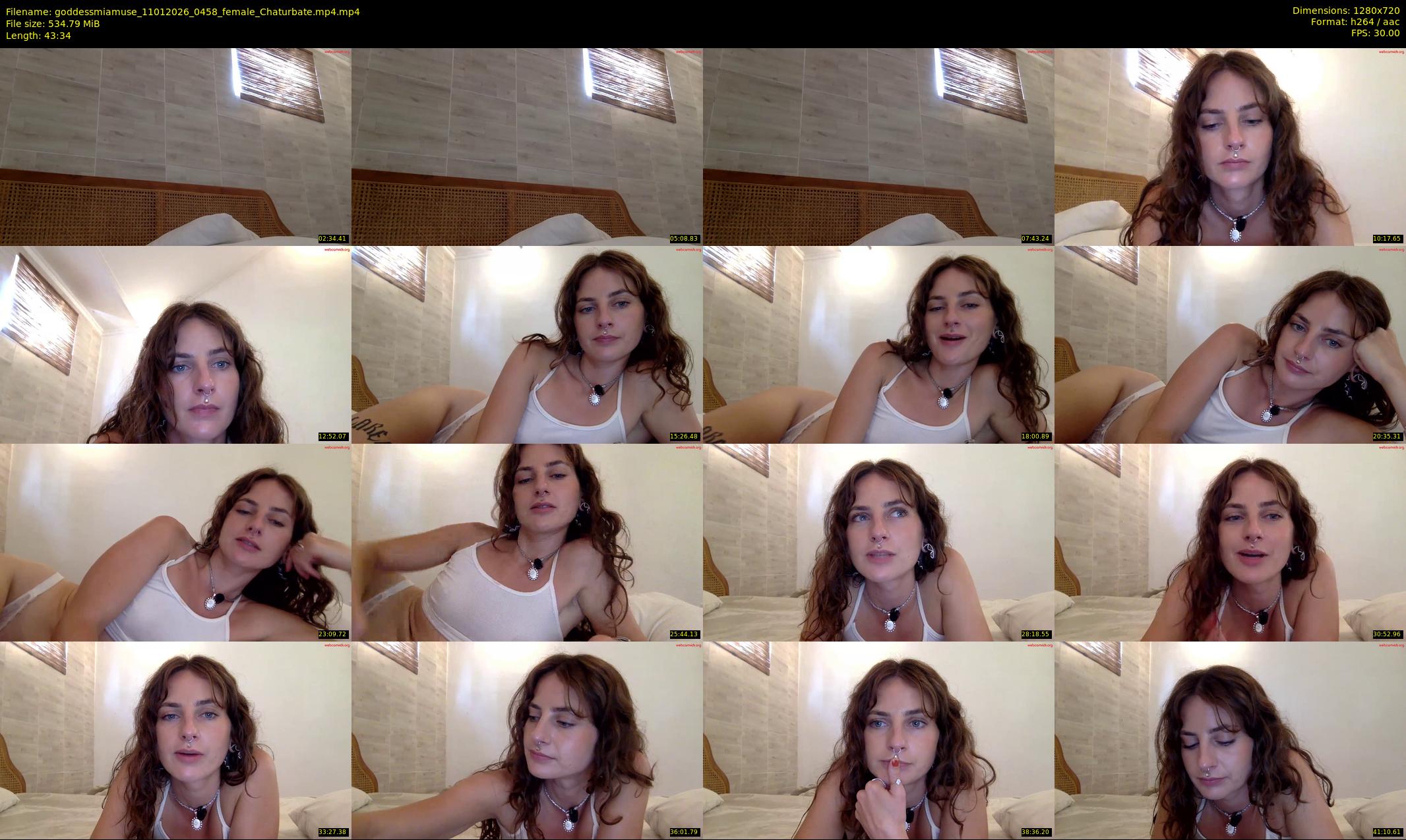 goddessmiamuse — 44 minute Chaturbate female cam show recording, 720p, Jan 11, 2026