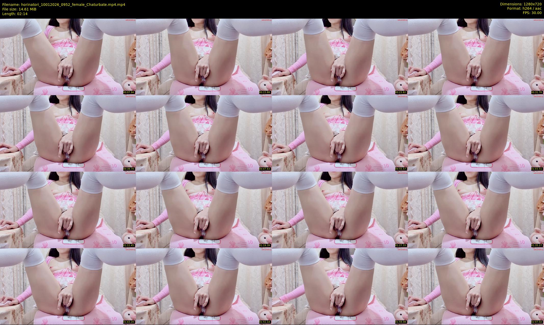 horinatori — 3 minute Chaturbate female cam show recording, 720p, Jan 10, 2026