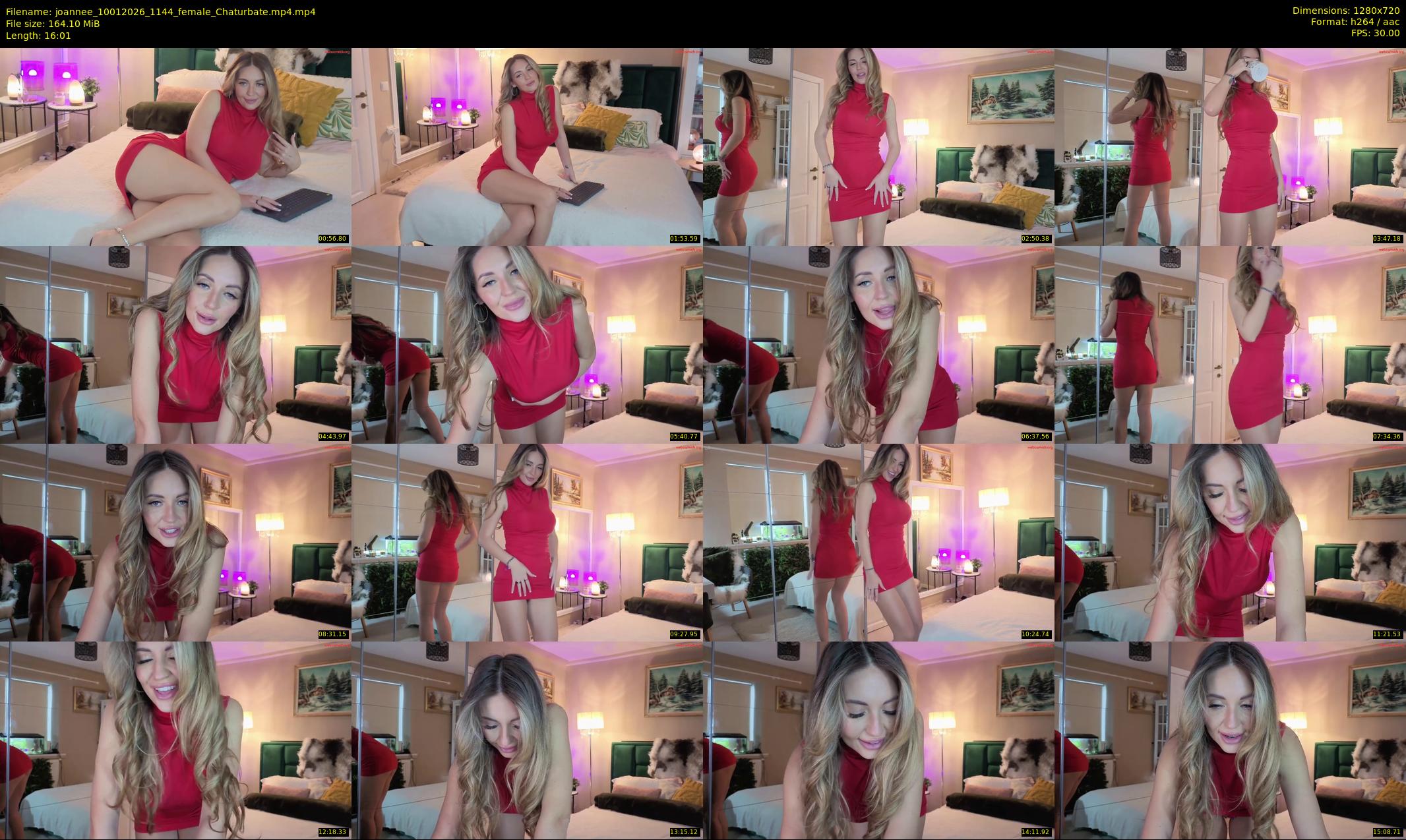 joannee — 17 minute Chaturbate female cam show recording, 720p, Jan 10, 2026