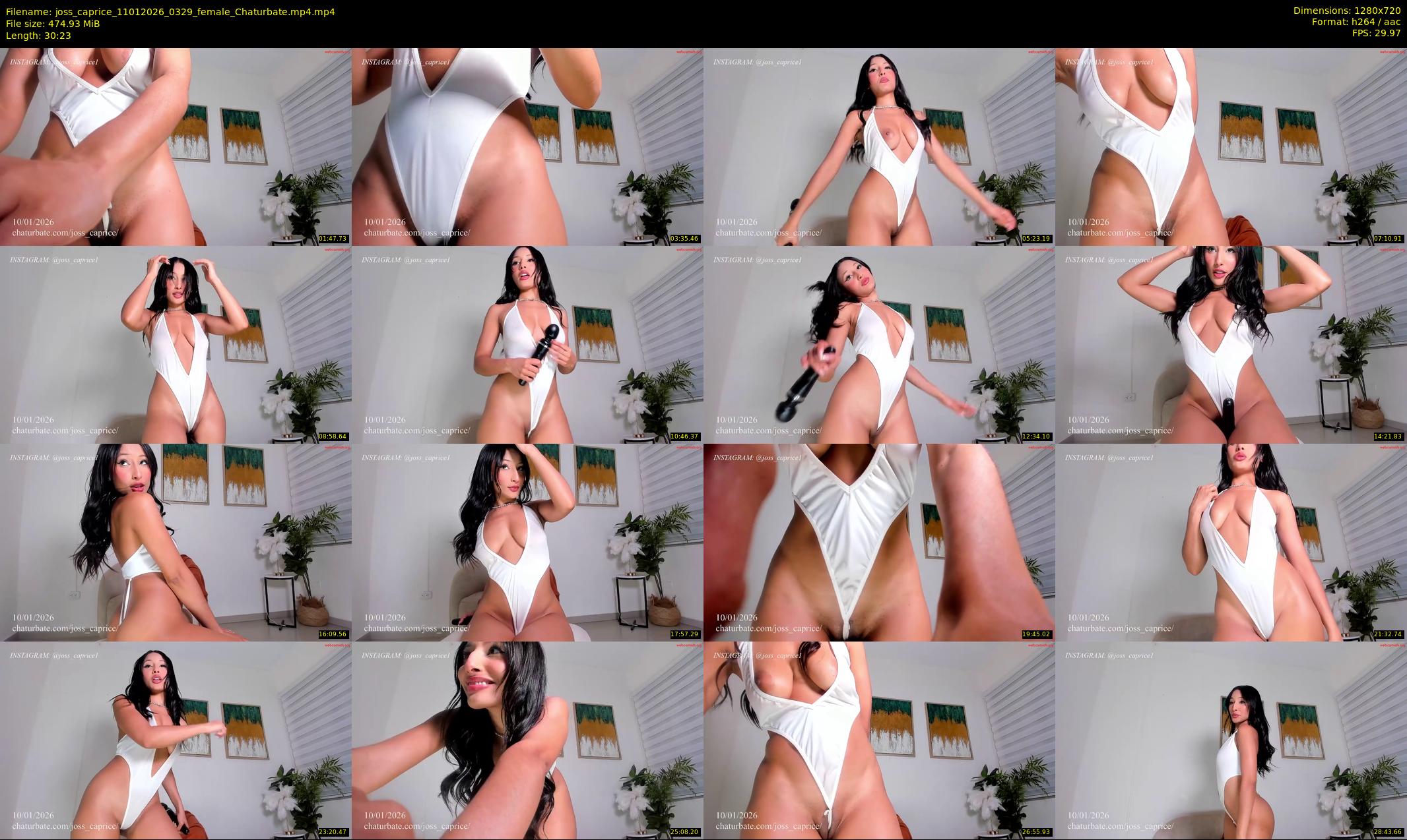 joss_caprice — 31 minute Chaturbate female cam show recording, 720p, Jan 11, 2026