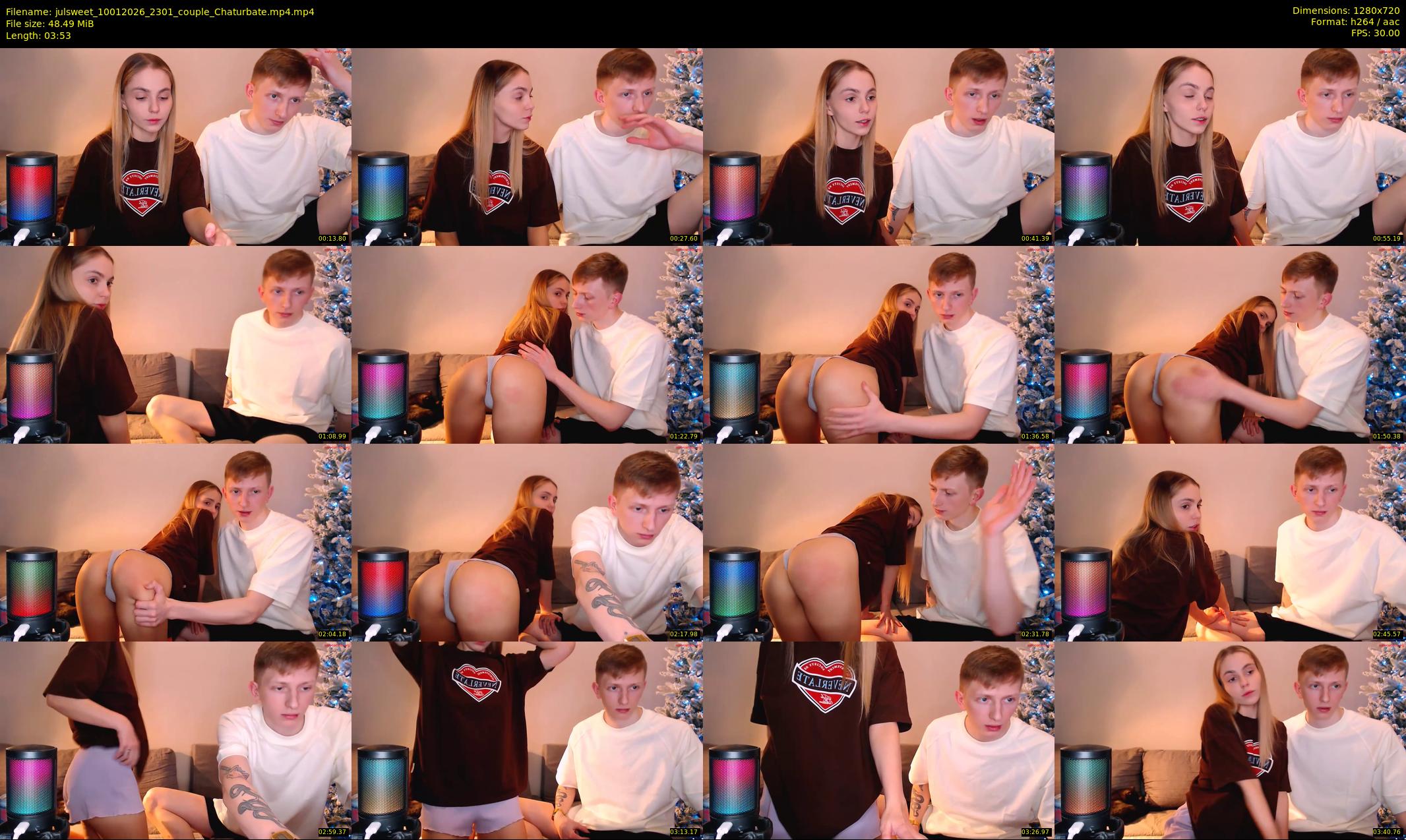 julsweet — 4 minute Chaturbate male cam show recording, 720p, Jan 10, 2026