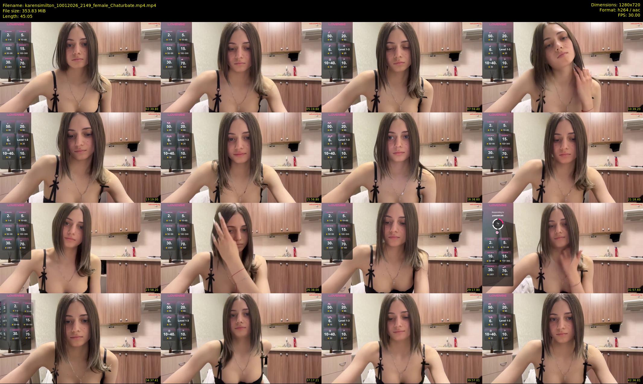 karensimilton — 46 minute Chaturbate female cam show recording, 720p, Jan 10, 2026