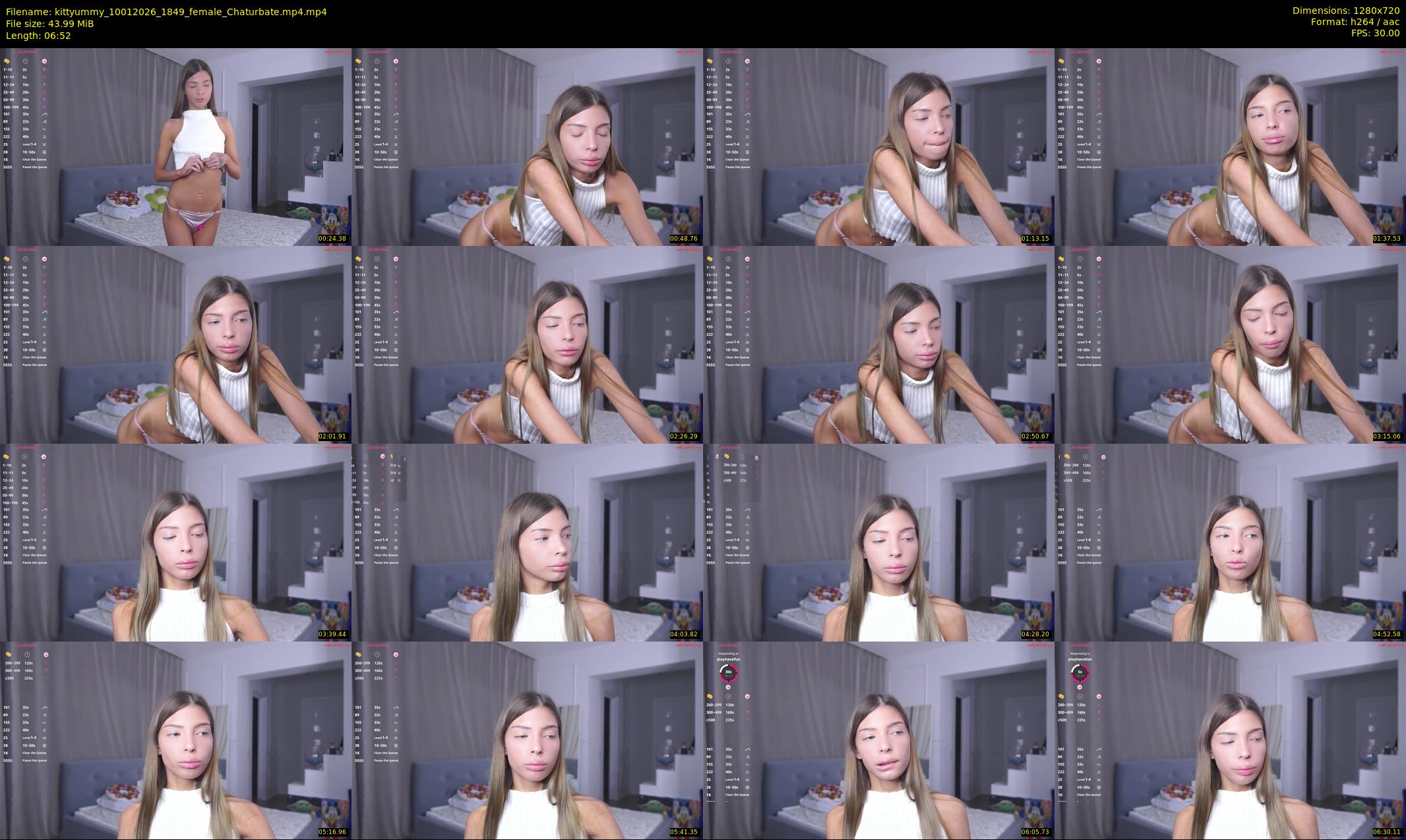kittyummy — 7 minute Chaturbate female cam show recording, 720p, Jan 10, 2026