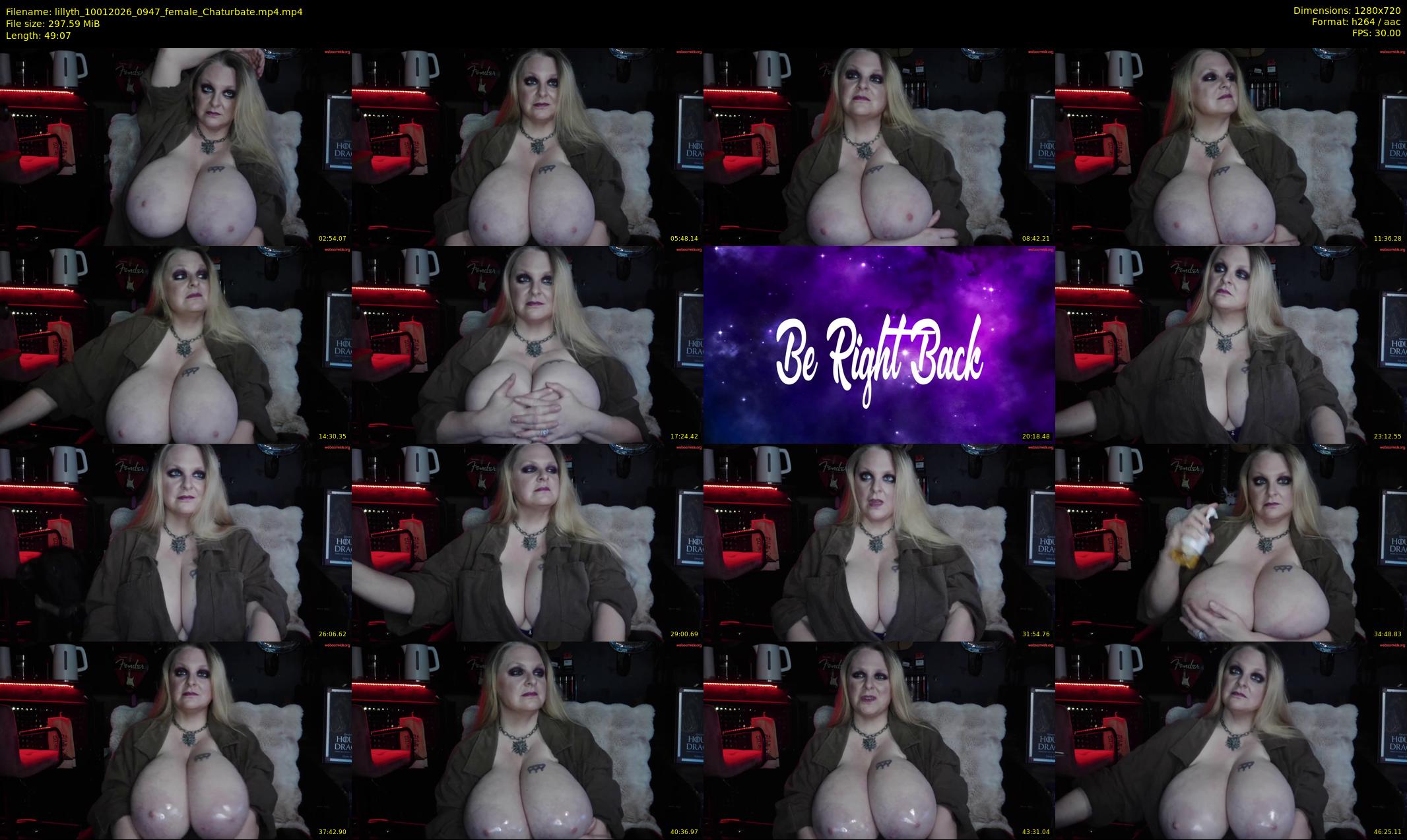 lillyth — 50 minute Chaturbate female cam show recording, 720p, Jan 10, 2026