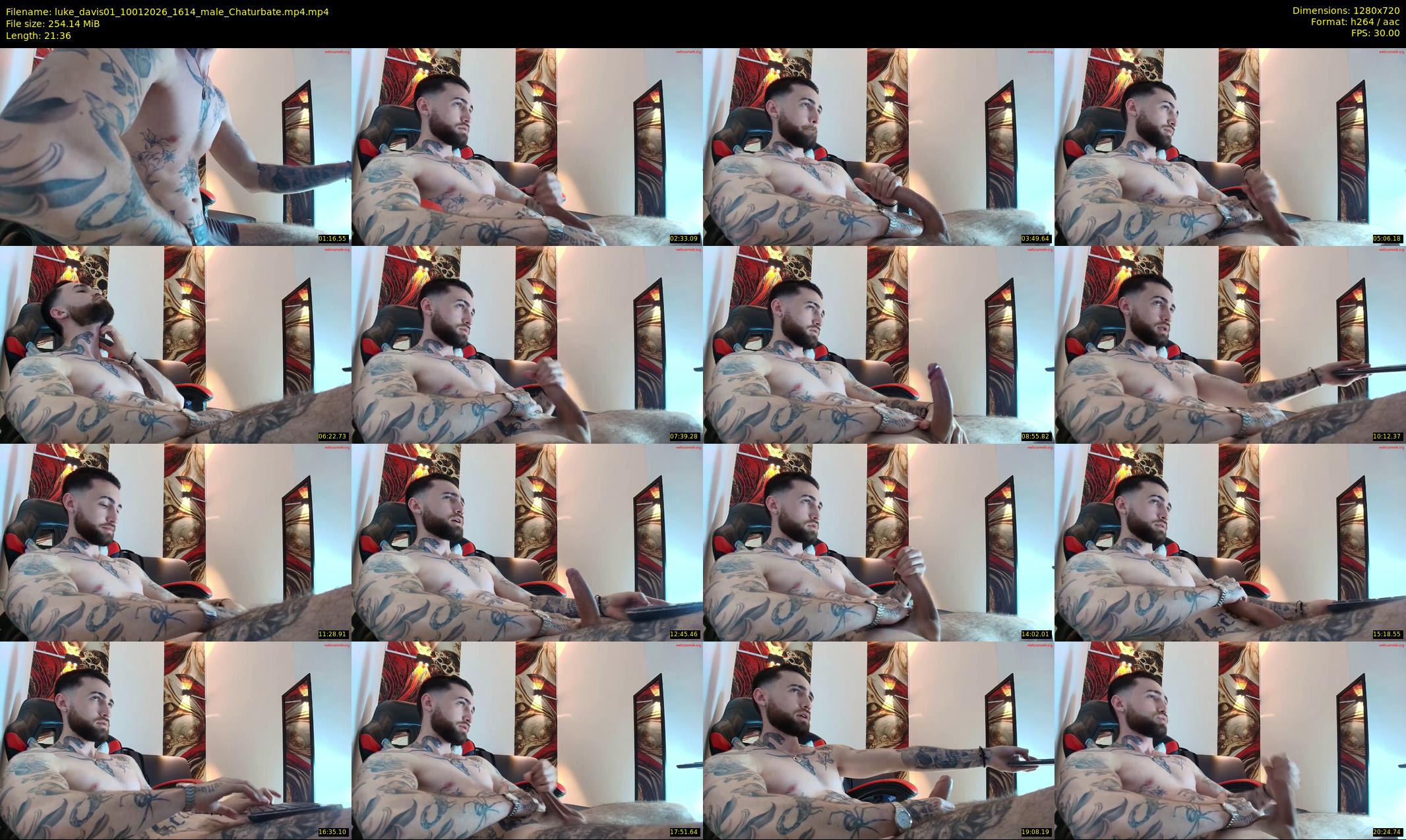 luke_davis01 — 22 minute Chaturbate male cam show recording, 720p, Jan 10, 2026