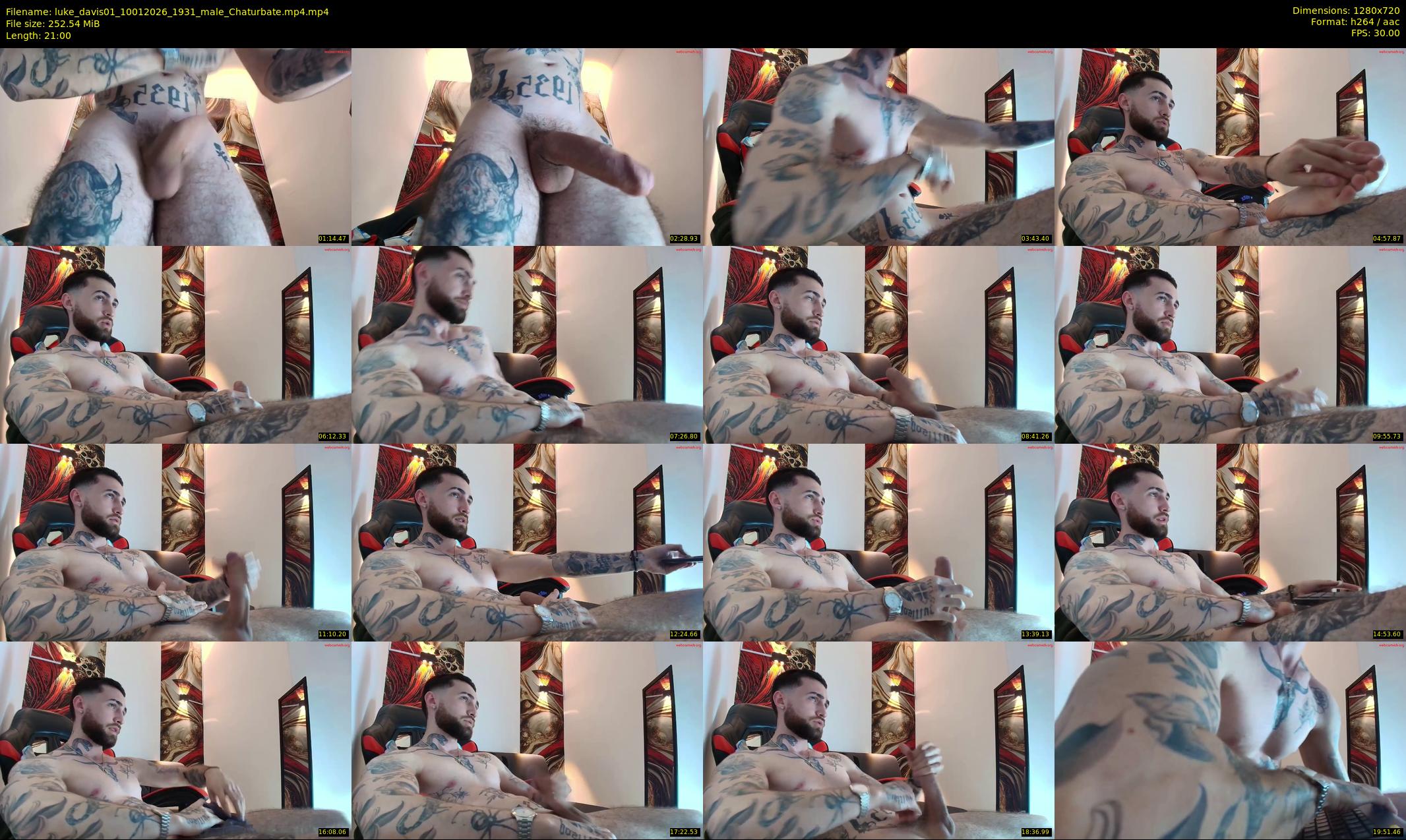 luke_davis01 — 21 minute Chaturbate male cam show recording, 720p, Jan 10, 2026
