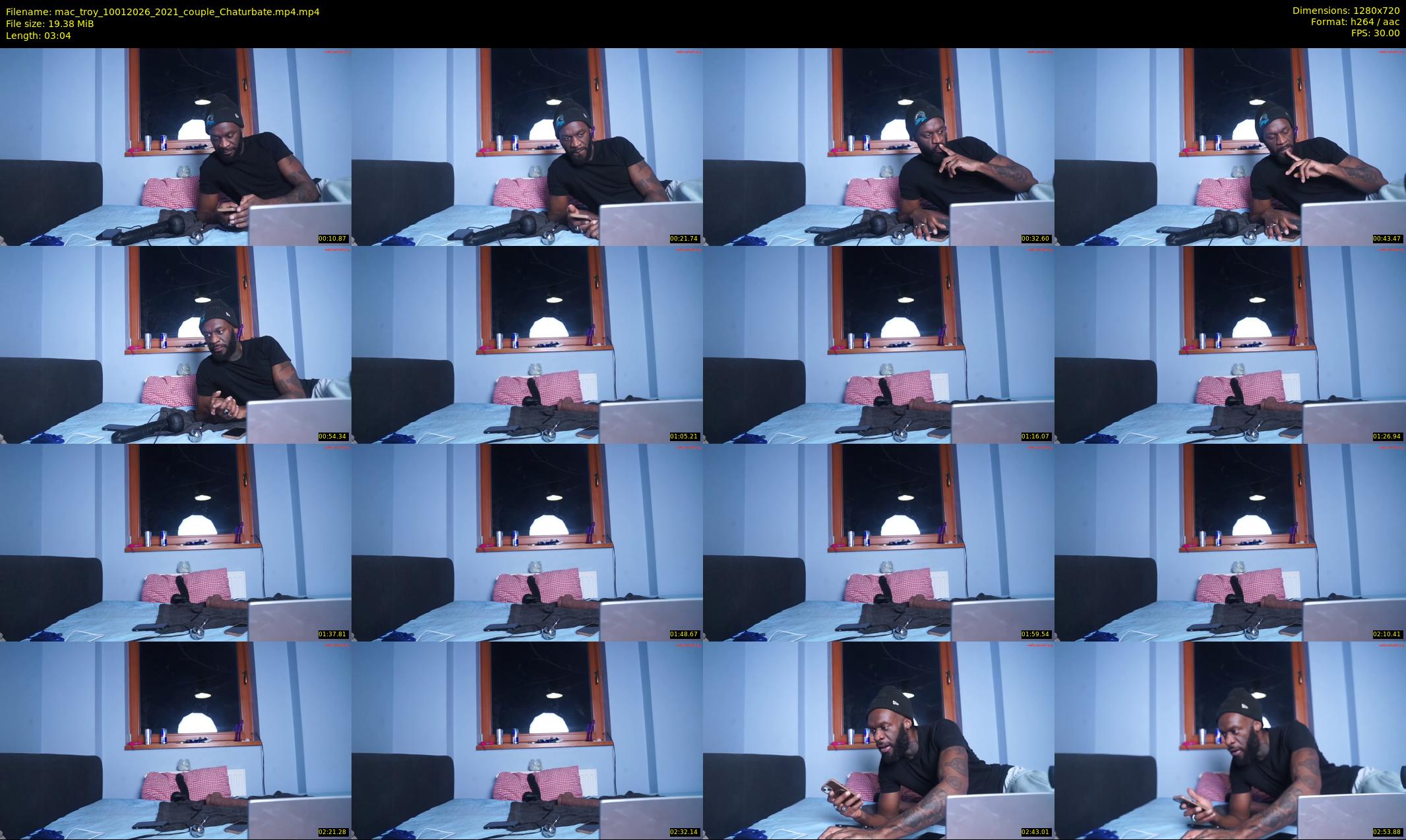mac_troy — 4 minute Chaturbate couple cam show recording, 720p, Jan 10, 2026