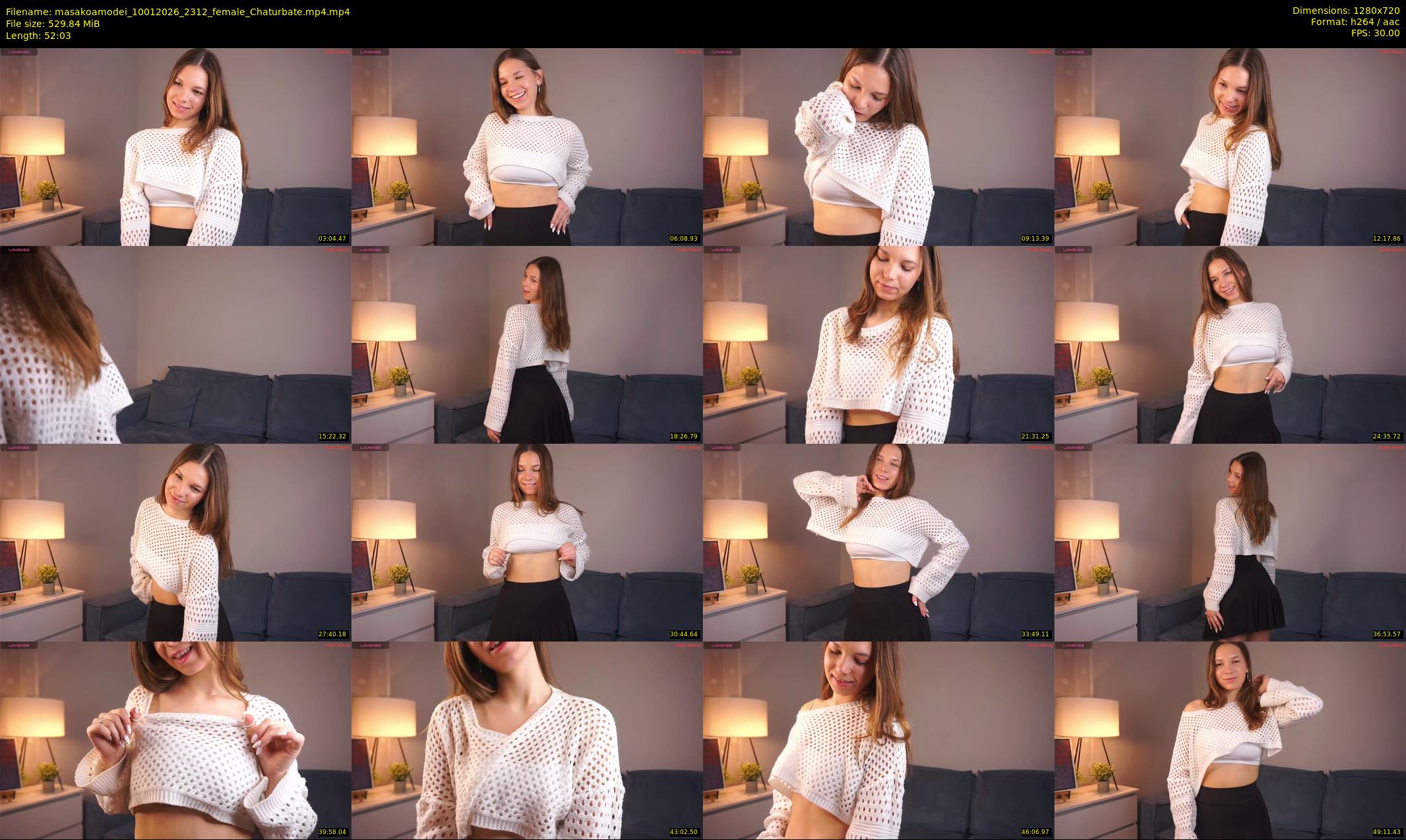 masakoamodei — 53 minute Chaturbate female cam show recording, 720p, Jan 10, 2026