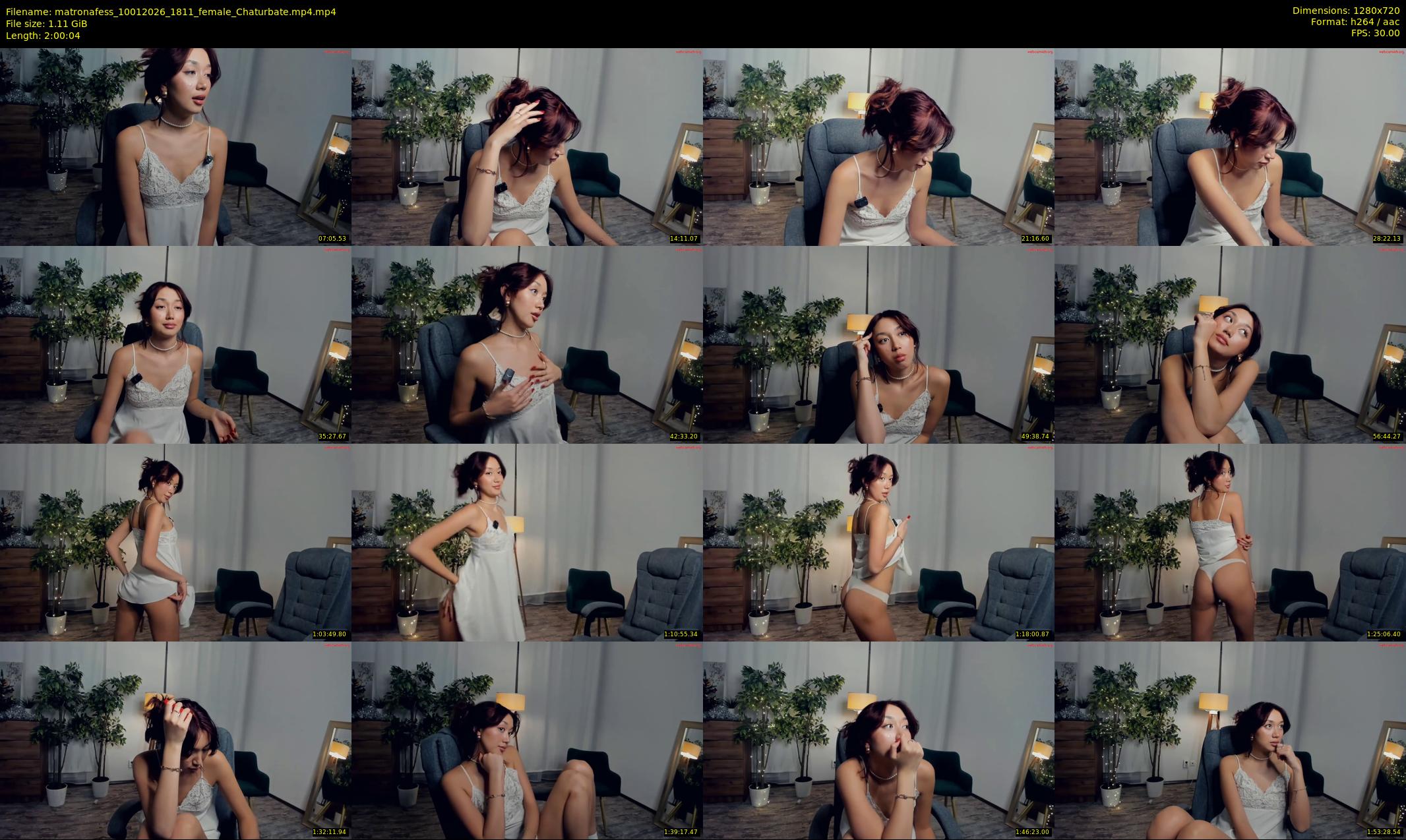 matronafess — 121 minute Chaturbate female cam show recording, 720p, Jan 10, 2026