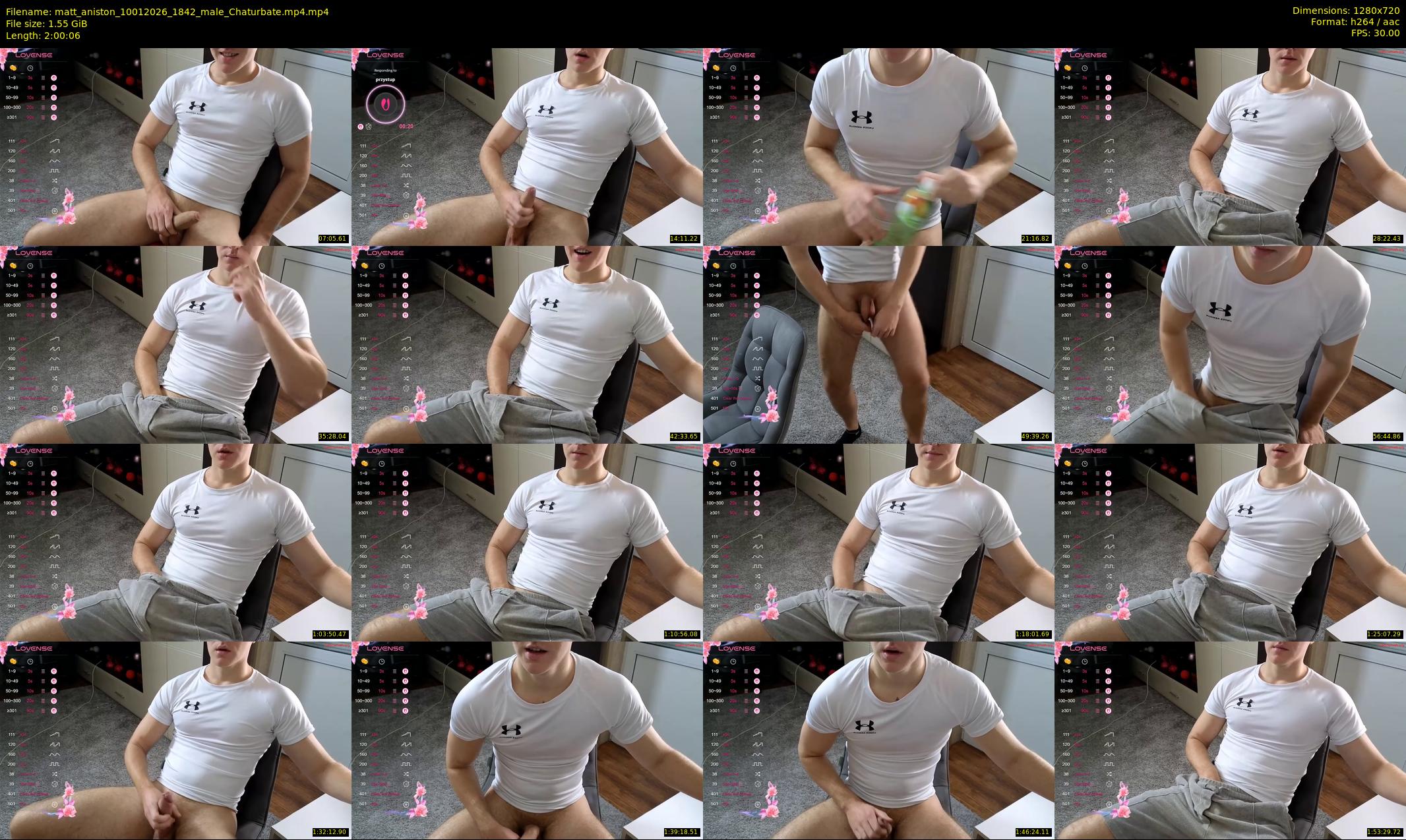 matt_aniston — 121 minute Chaturbate male cam show recording, 720p, Jan 10, 2026