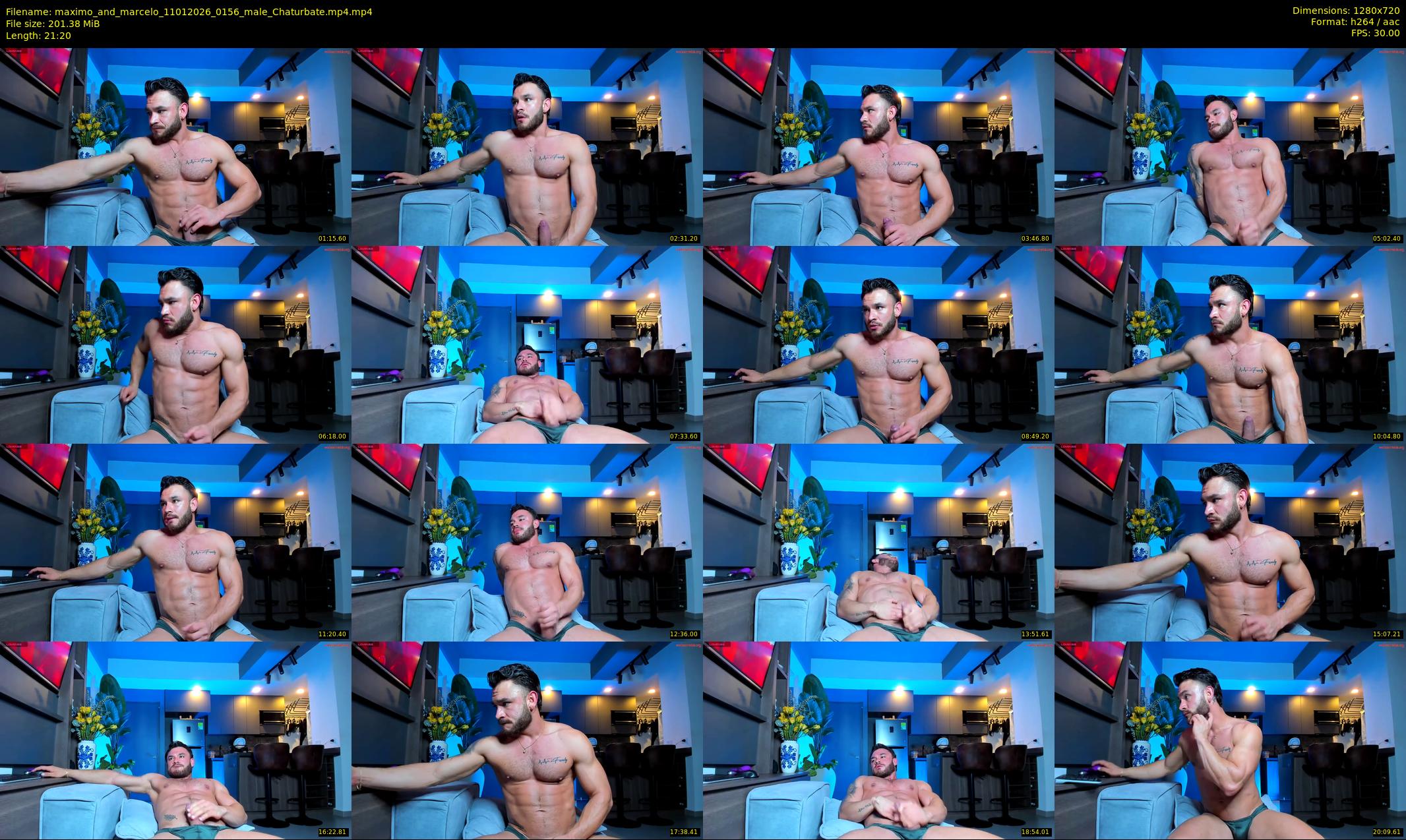 maximo_and_marcelo — 22 minute Chaturbate couple cam show recording, 720p, Jan 11, 2026