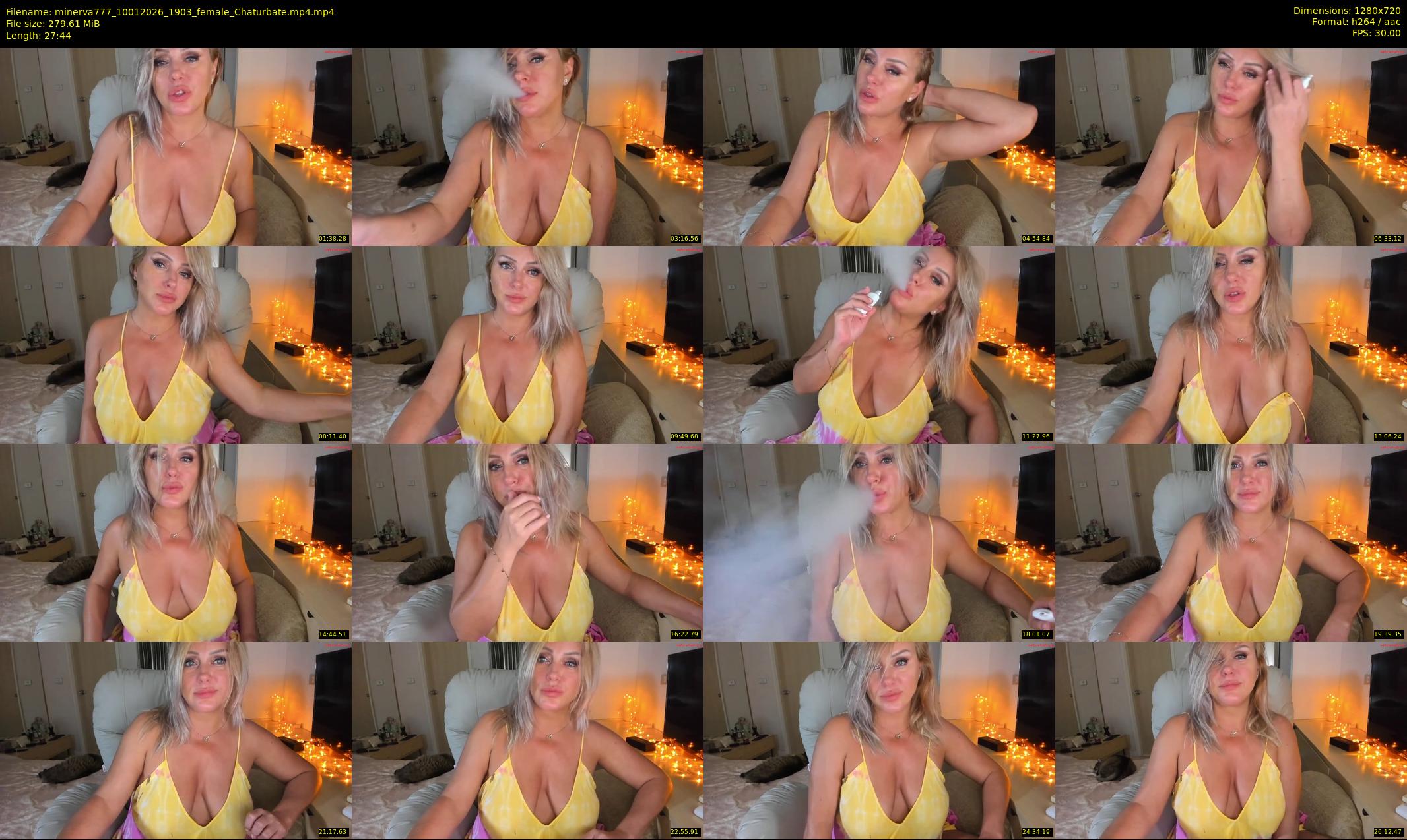 minerva777 — 28 minute Chaturbate female cam show recording, 720p, Jan 10, 2026