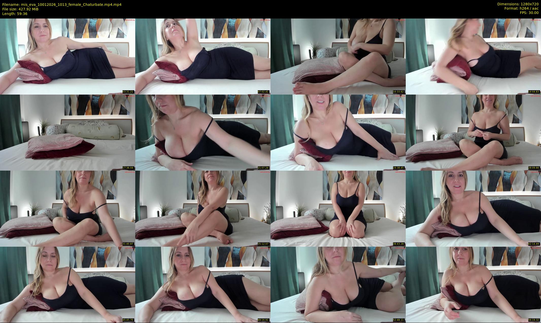 mis_eva — 60 minute Chaturbate female cam show recording, 720p, Jan 10, 2026