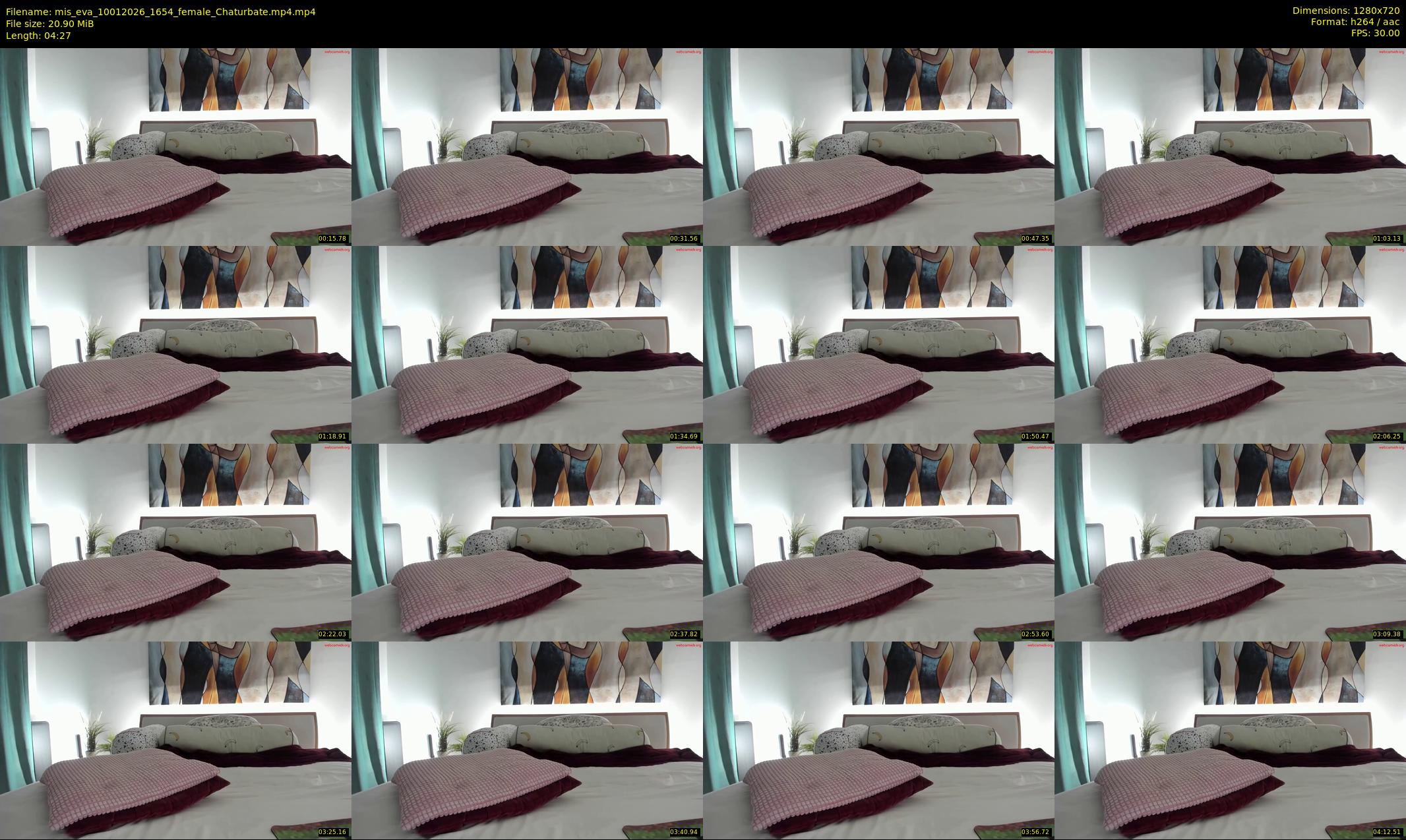 mis_eva — 5 minute Chaturbate female cam show recording, 720p, Jan 10, 2026