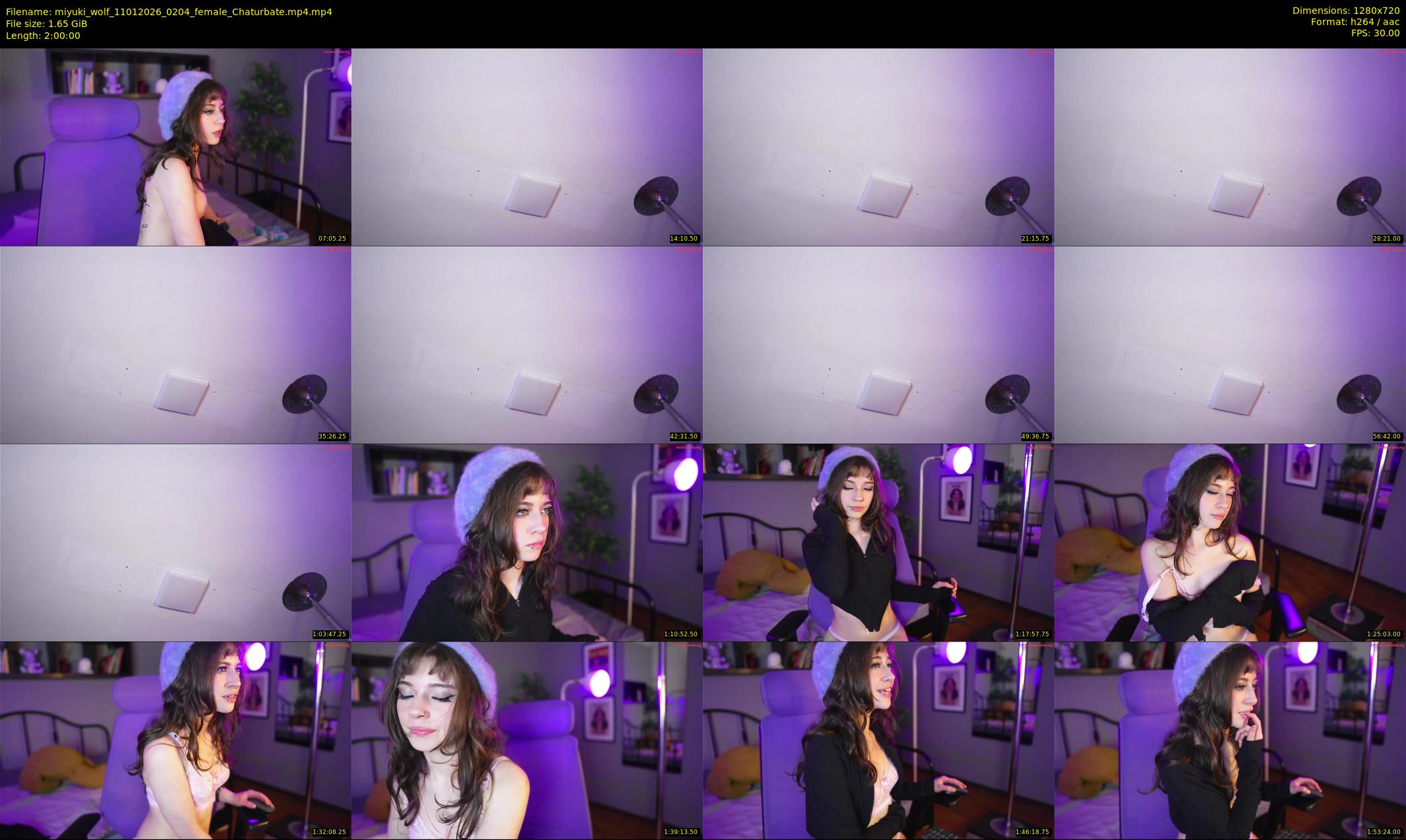 miyuki_wolf — 120 minute Chaturbate female cam show recording, 720p, Jan 11, 2026
